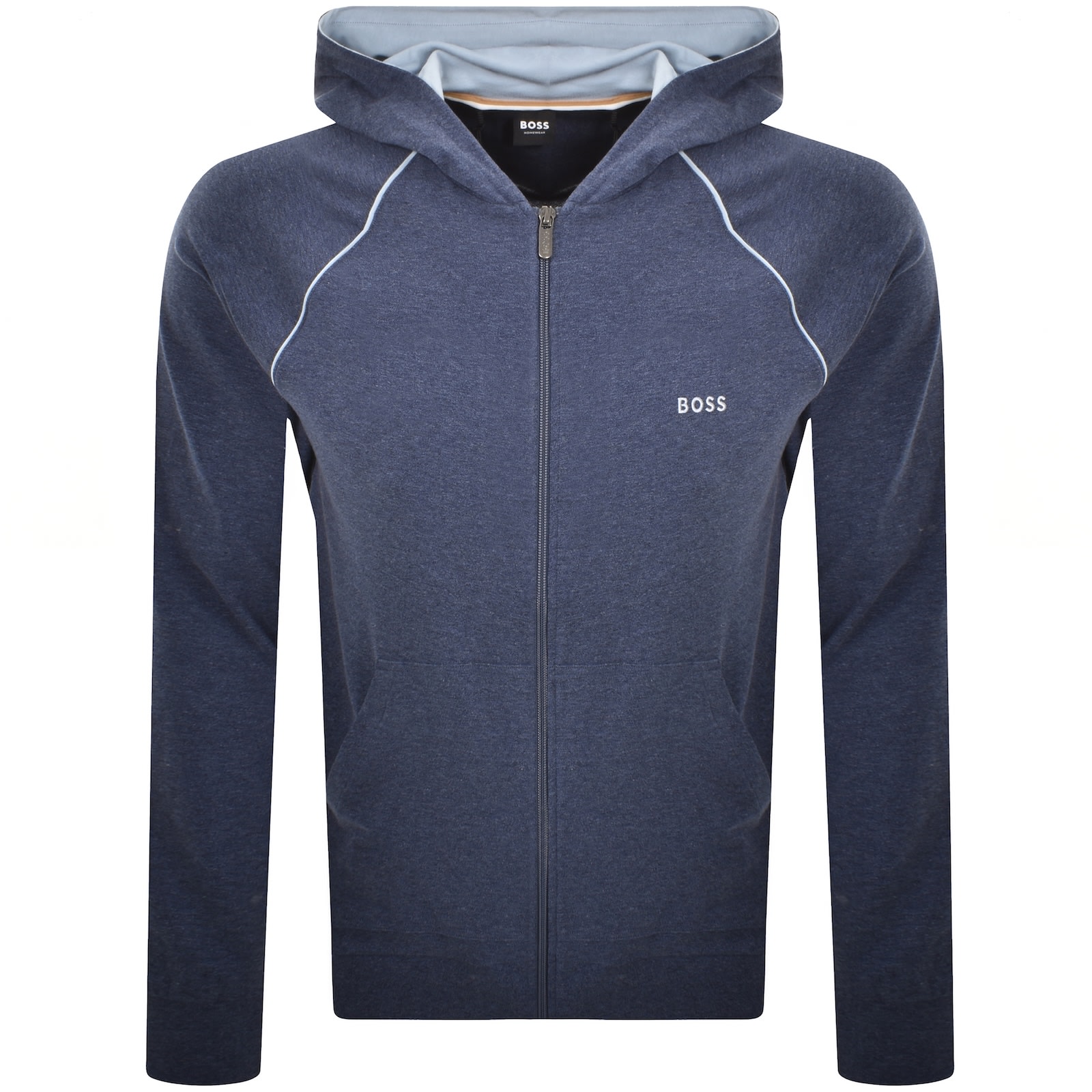 Hugo Boss Boss Mix And Match Full Zip Hoodie Blue
