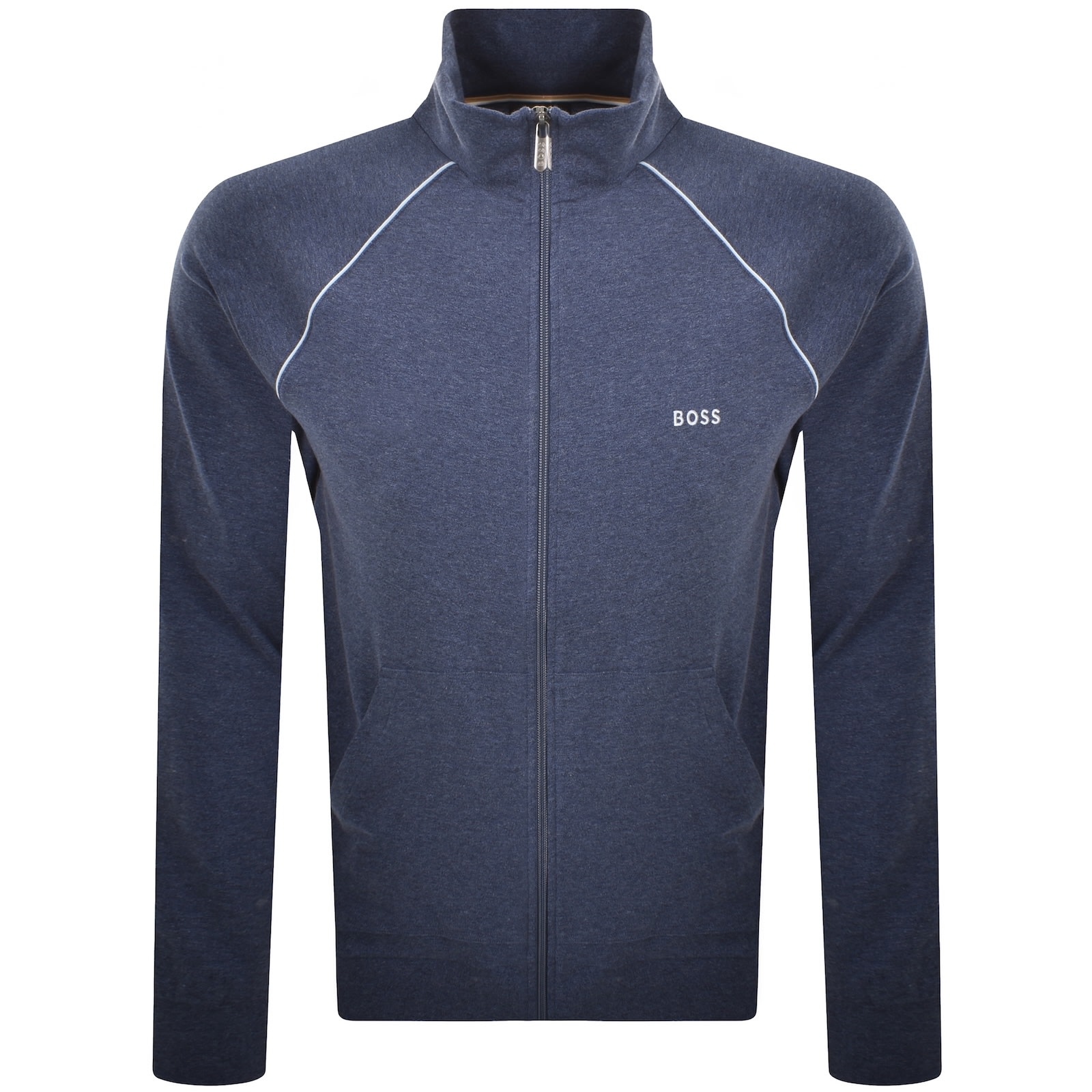 Hugo Boss Boss Lounge Mix And Match Track Top Blue In Blue