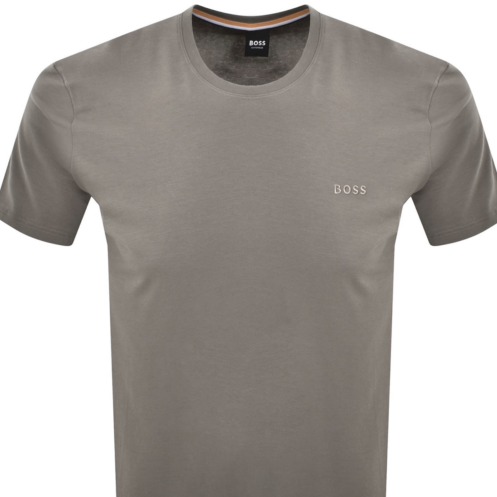 Hugo Boss Boss Mix And Match T Shirt Medium Brown In Gray