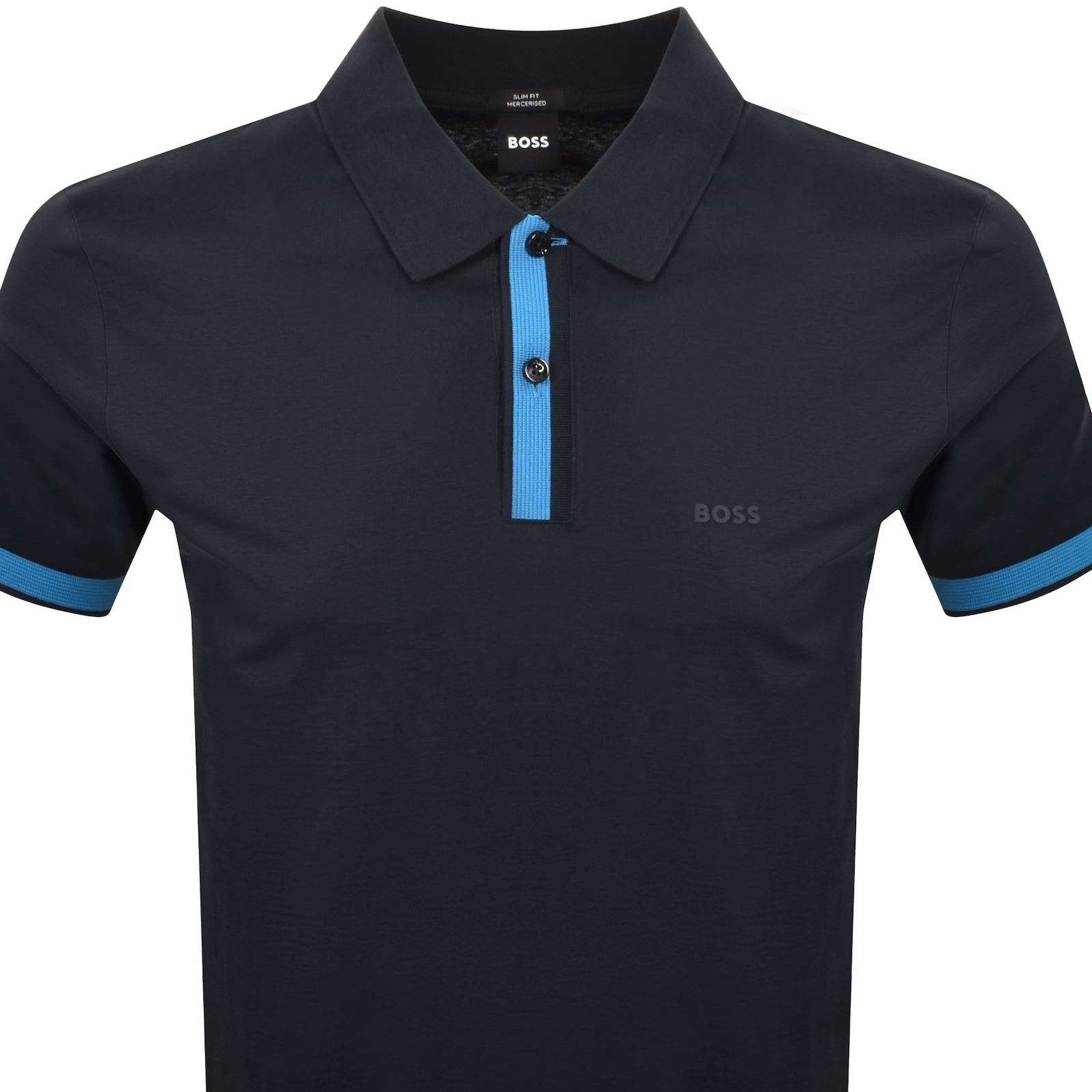 Hugo Boss Boss H Phillipson Polo T Shirt Navy In Black