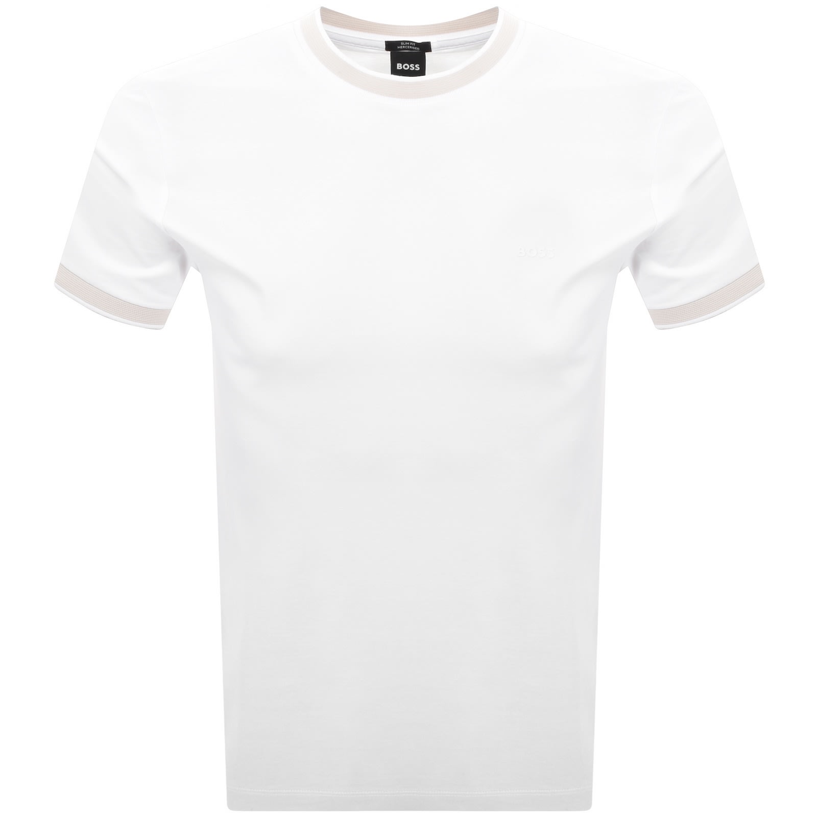Hugo Boss Boss H Tessler 200 Slim Fit T Shirt White In White