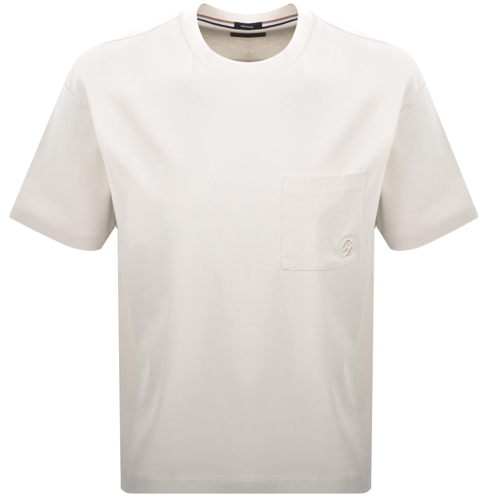 Hugo Boss Boss C Tames 116 T Shirt Cream In Neutral
