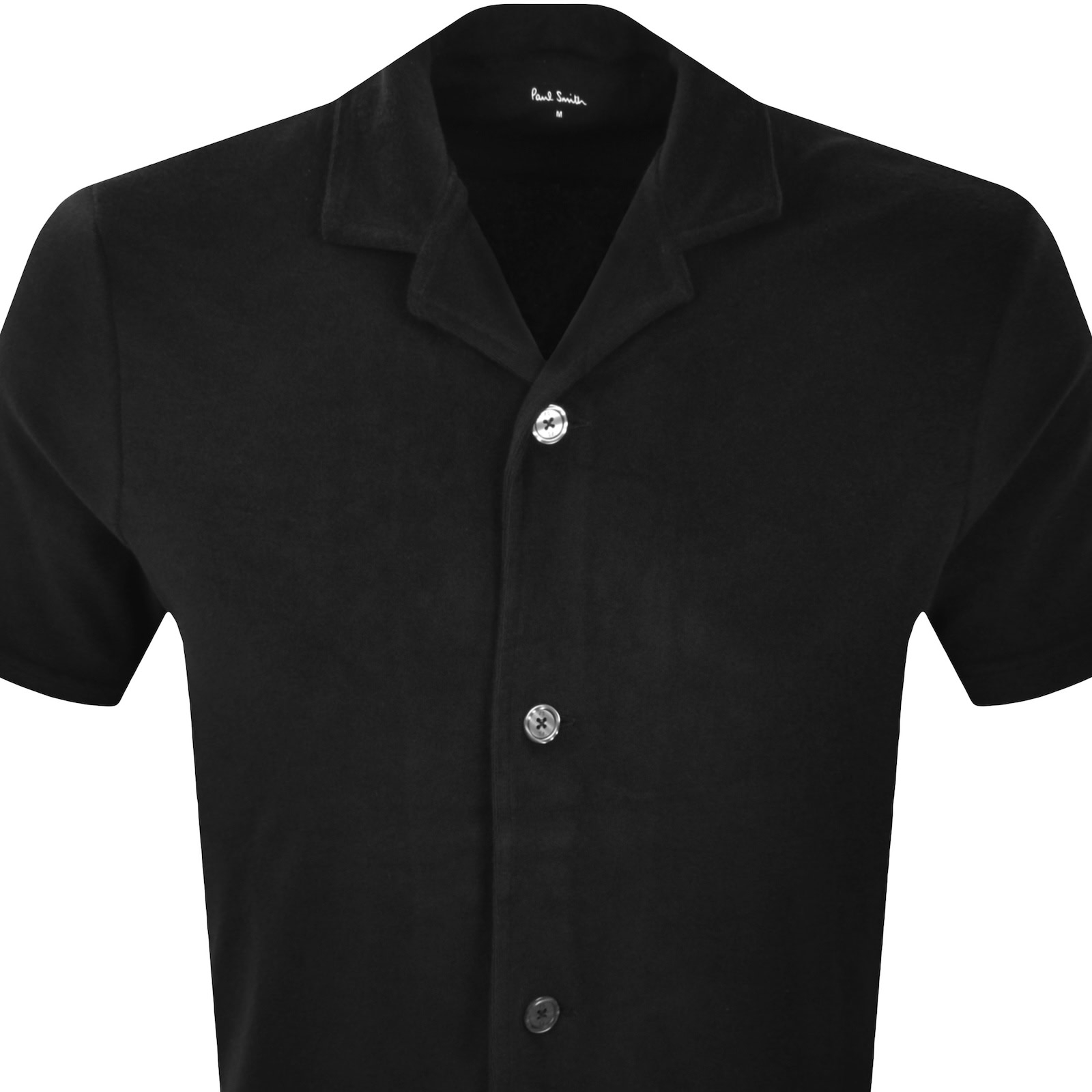 Paul Smith A Short Sleeved Shirt In Black