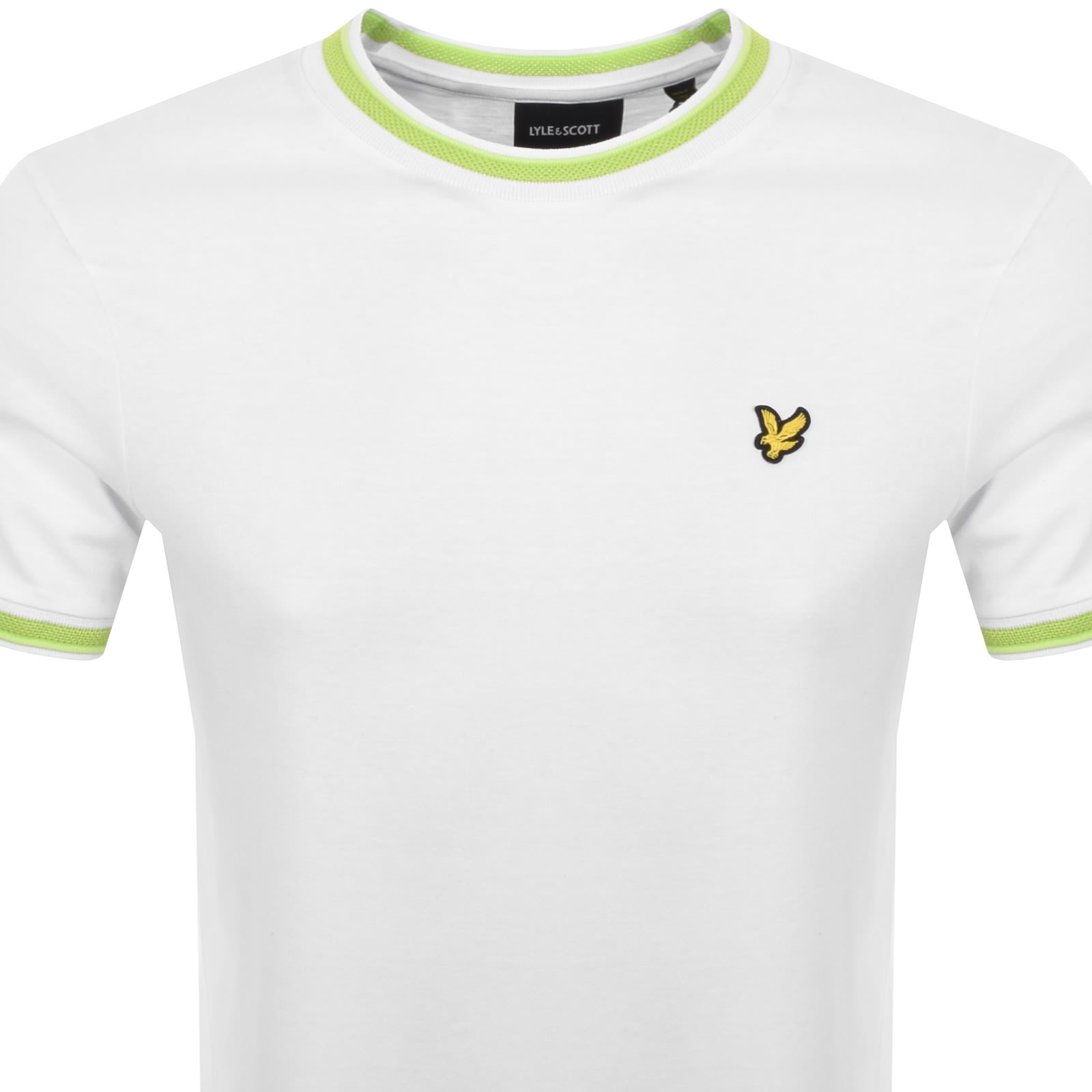 Lyle & Scott Lyle And Scott Multi Tipped T Shirt White In White