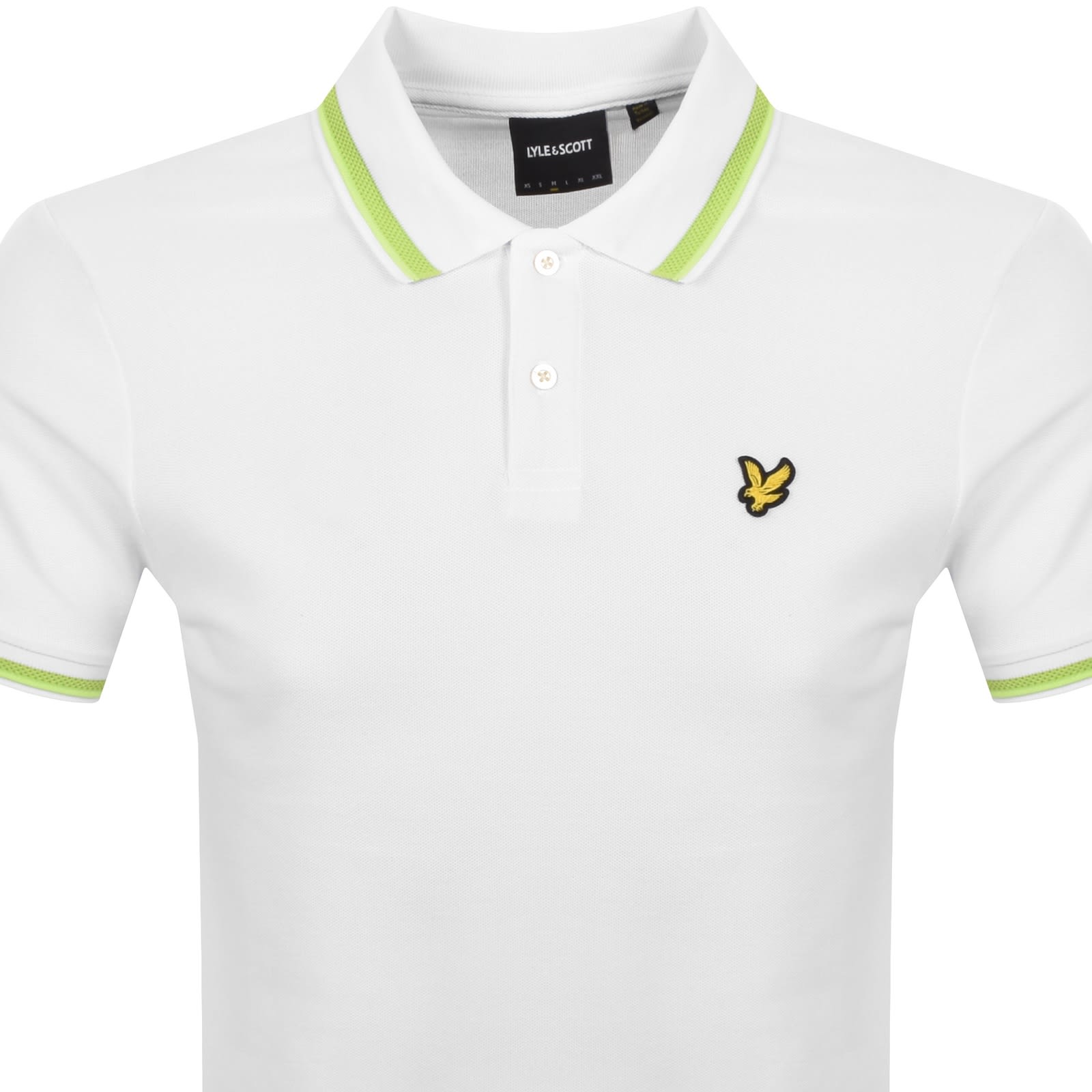 Lyle & Scott Lyle And Scott Multi Tipped Polo White In White
