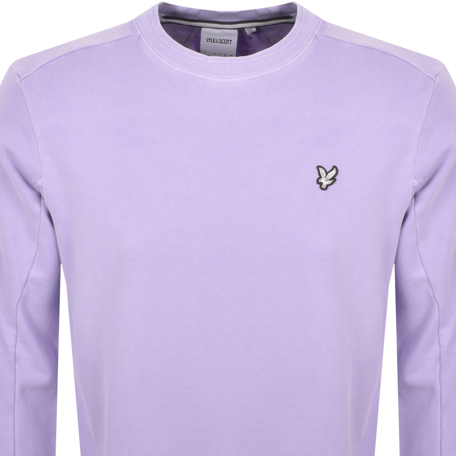 Lyle & Scott Lyle And Scott Crew Neck Sweatshirt Lilac In Purple
