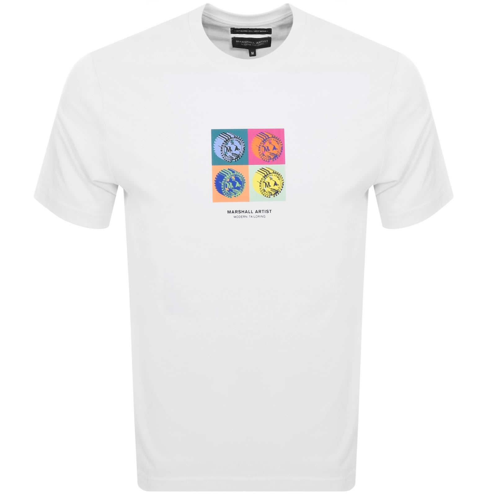 Marshall Artist 3d Siren T Shirt White In White