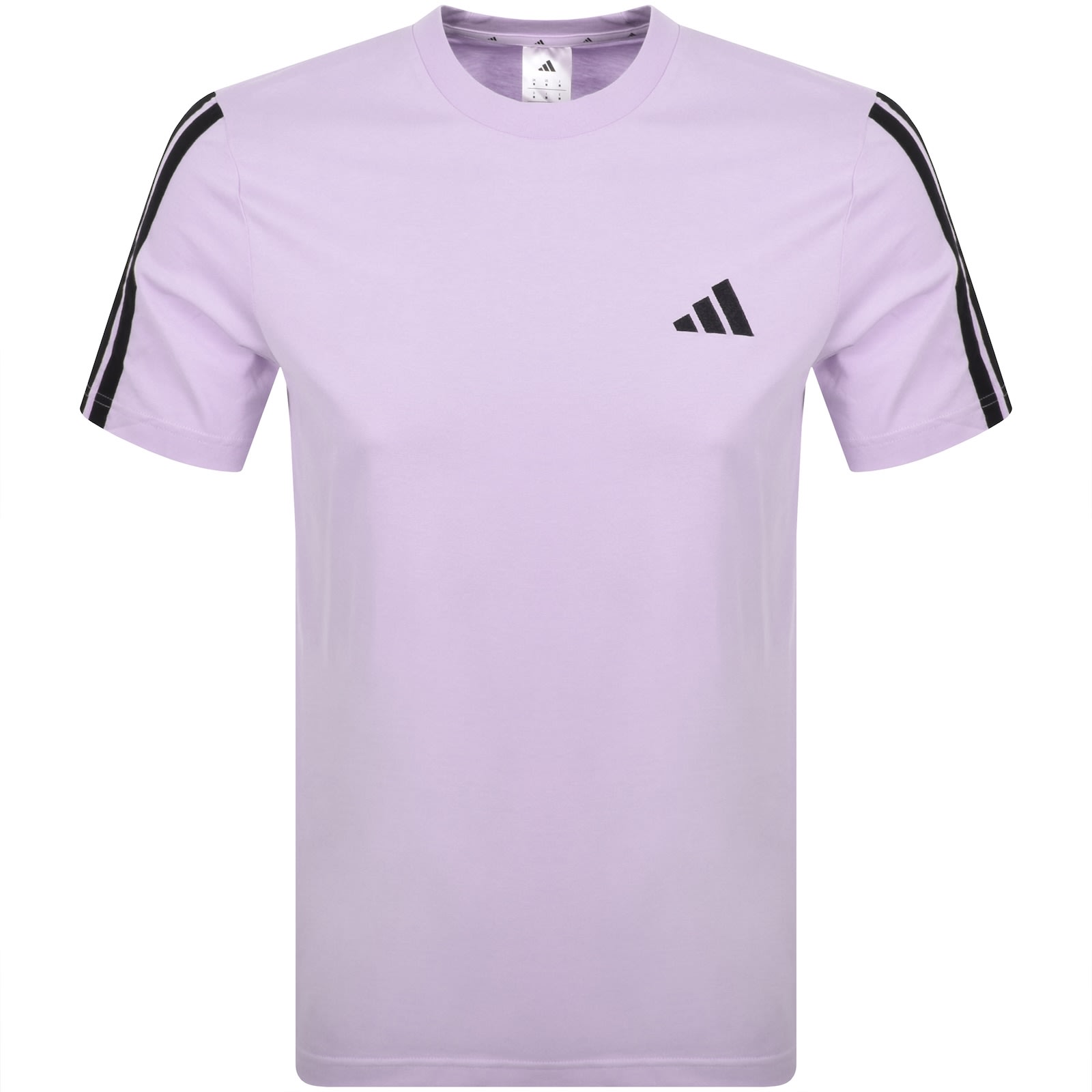 Adidas Sportswear 3 Stripes T Shirt Lilac In Purple