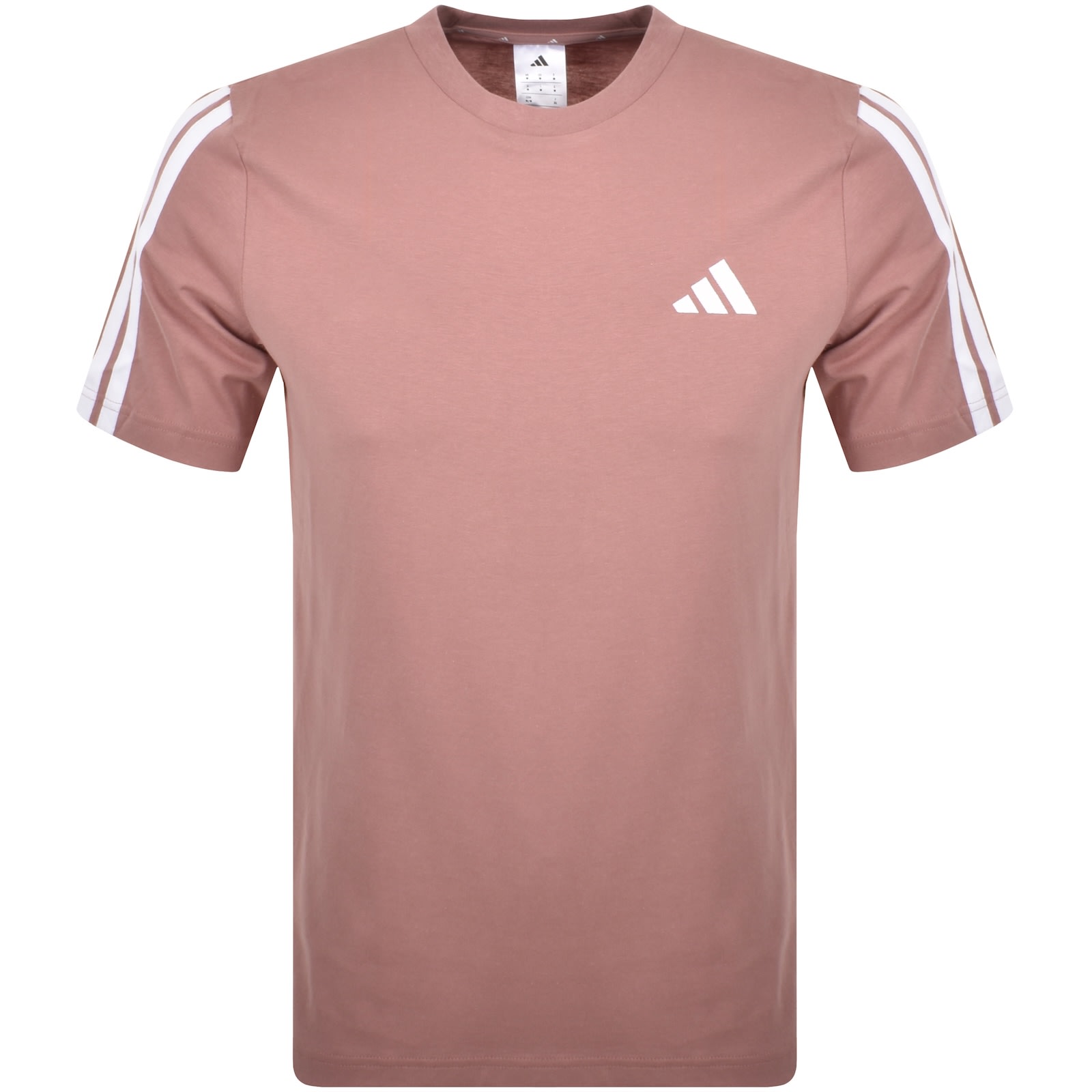 Adidas Sportswear 3 Stripes T Shirt Pink In Pink