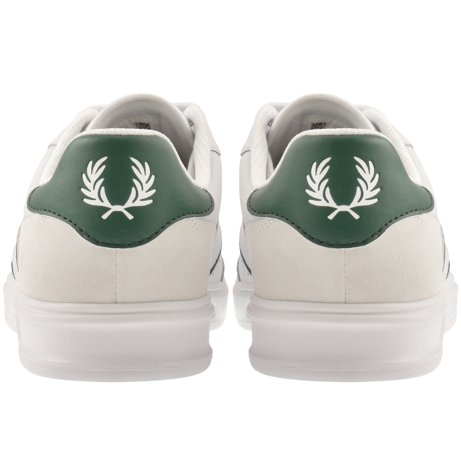 Fred Perry B4 Leather Trainers White In White