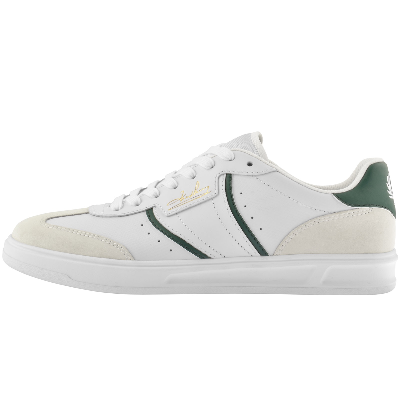 Fred Perry B4 Leather Trainers White In White