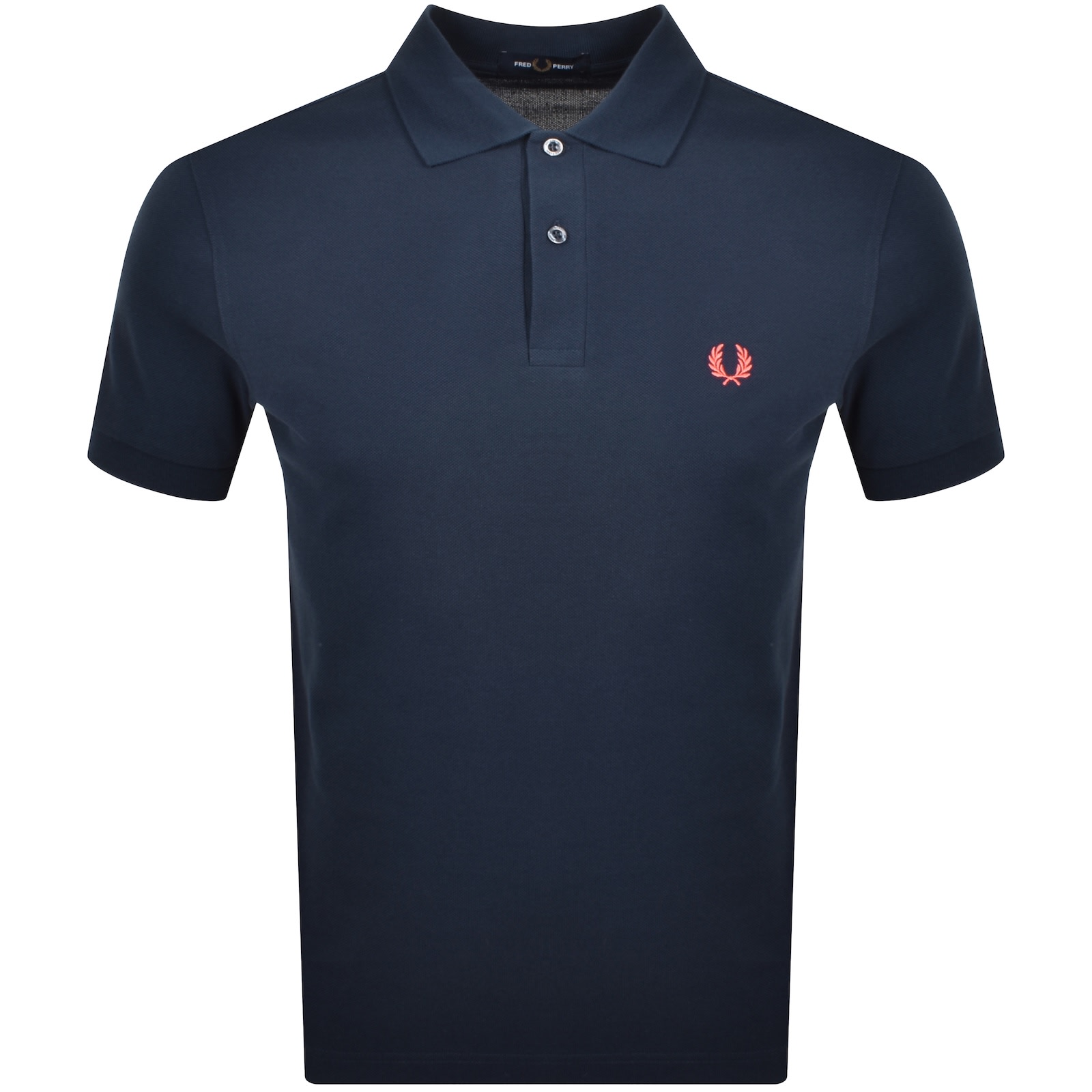 Fred Perry Plain Polo T Shirt Tennis Blue