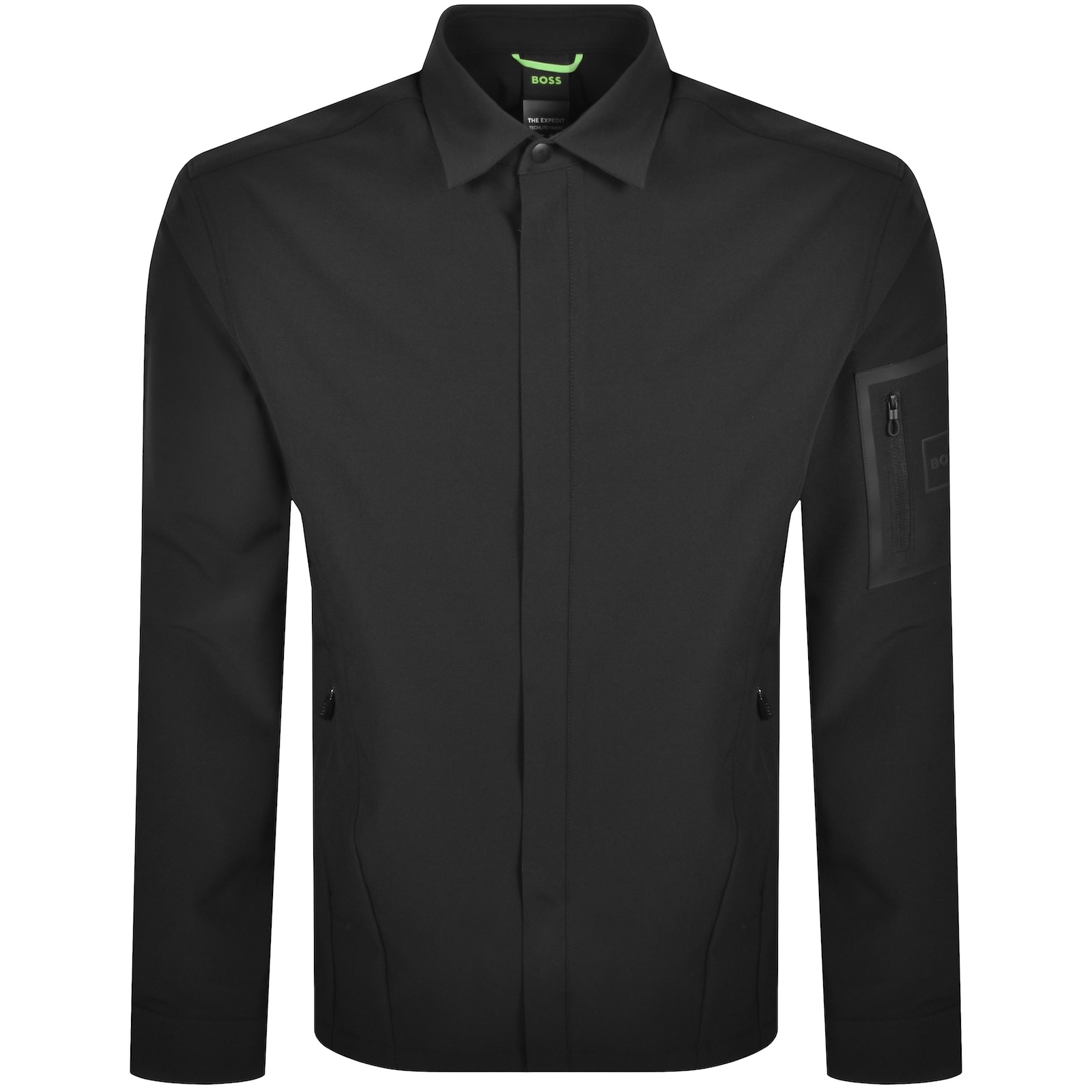 Boss Athleisure Boss B Expedit Overshirt Black In Black