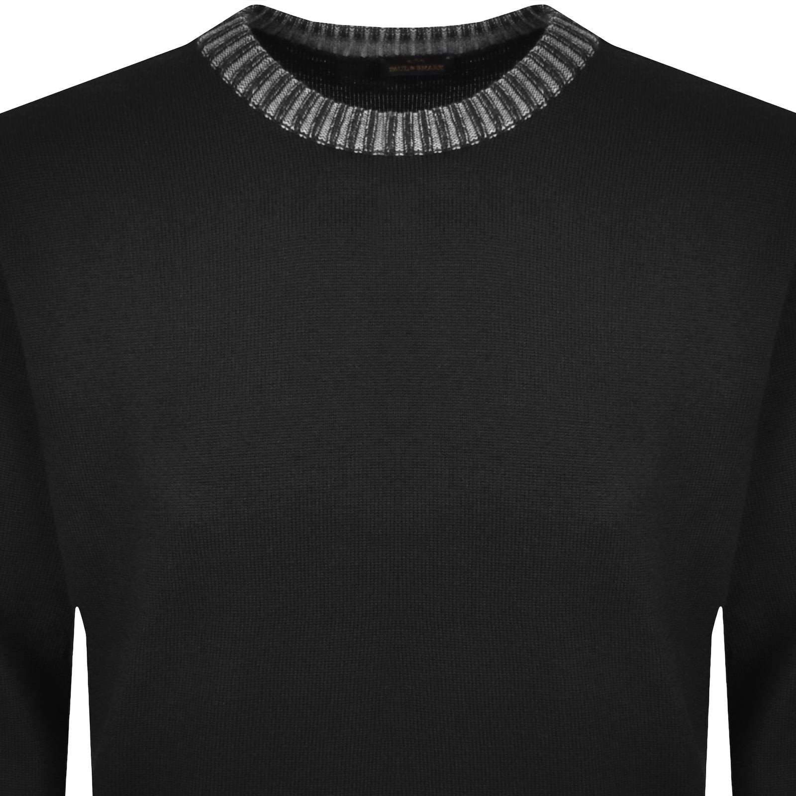 Paul &amp; Shark Paul And Shark Moon Badge Knit Jumper Black
