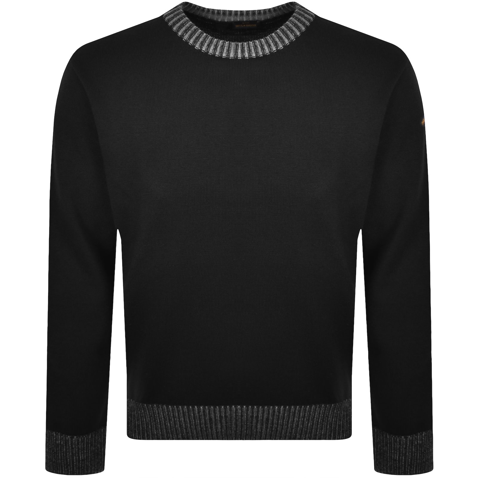 Paul &amp; Shark Paul And Shark Moon Badge Knit Jumper Black