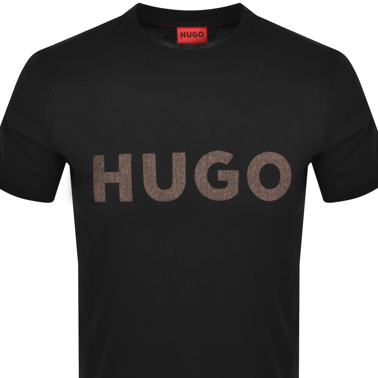 Hugo Boss Hugo Dulivio Herringbone Logo Graphic T-shirt