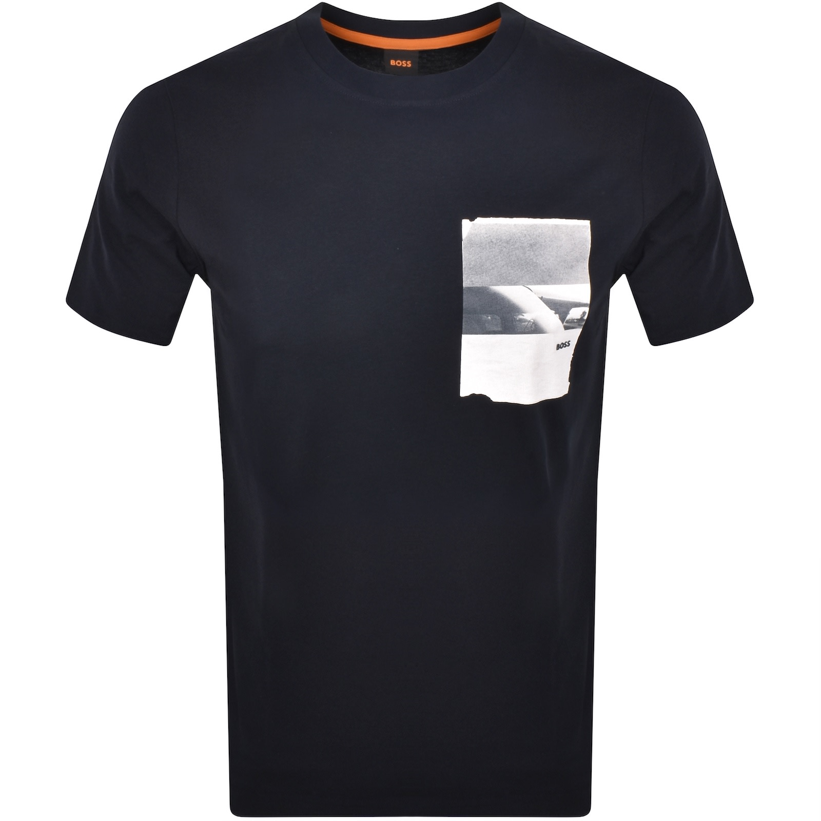 Boss Casual Boss Te Container T Shirt Navy