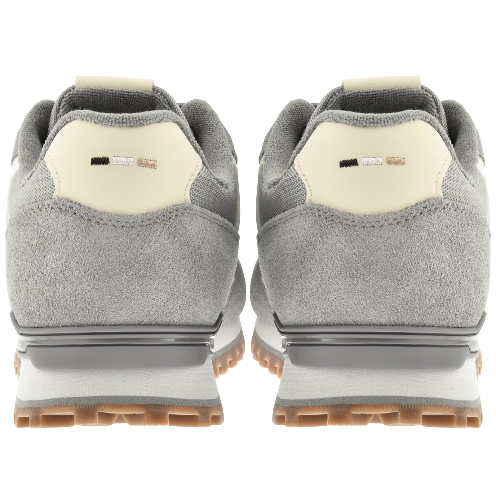 Hugo Boss Boss Parkour L Runner Panelled Mesh Sneakers In Gray