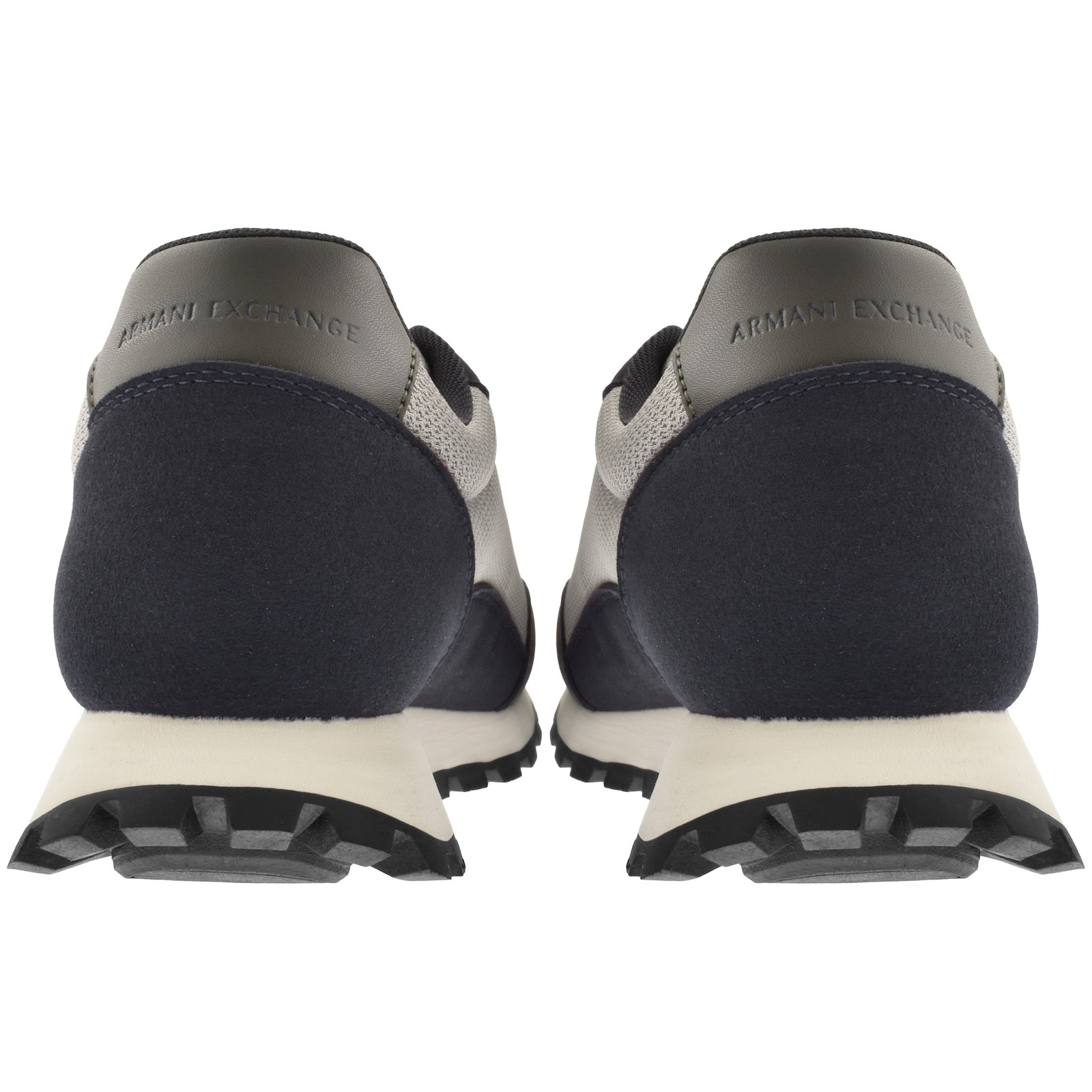 Armani Exchange Logo Trainers Navy In Navy