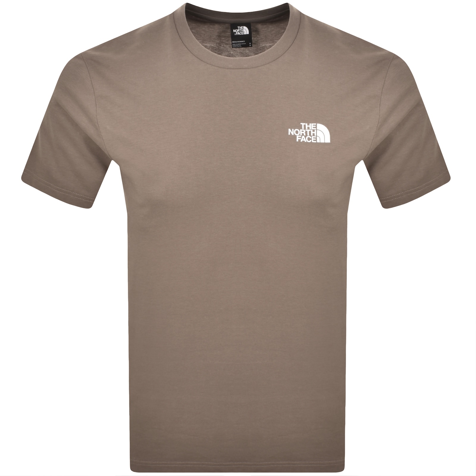 The North Face Simple Dome T Shirt Brown In Neutral