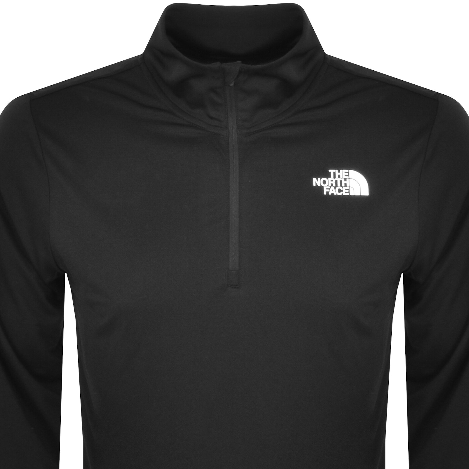 The North Face Black Half-zip Jacket In Black