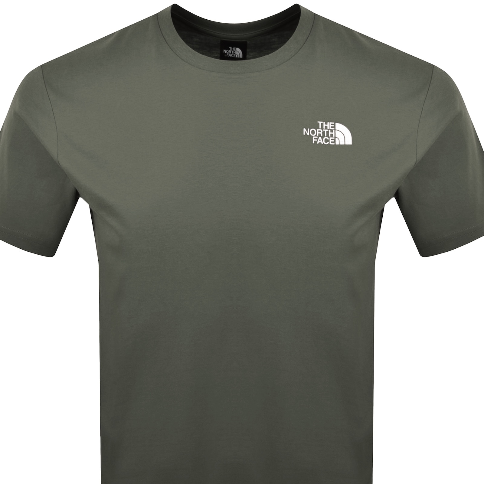 The North Face Ss Box T Shirt Green In Green