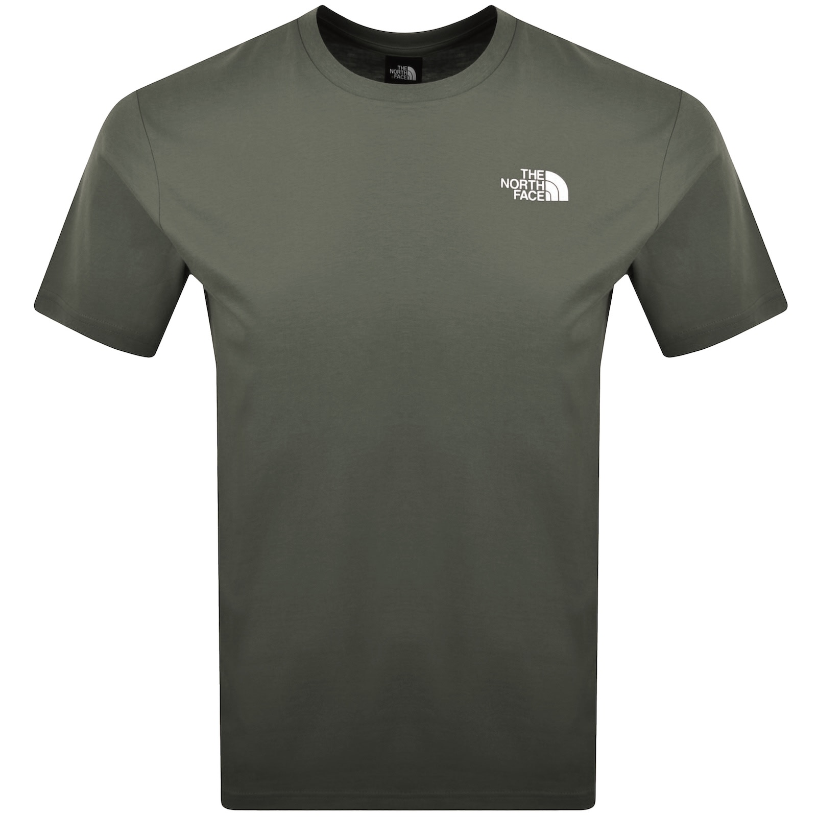 The North Face Ss Box T Shirt Green In Green