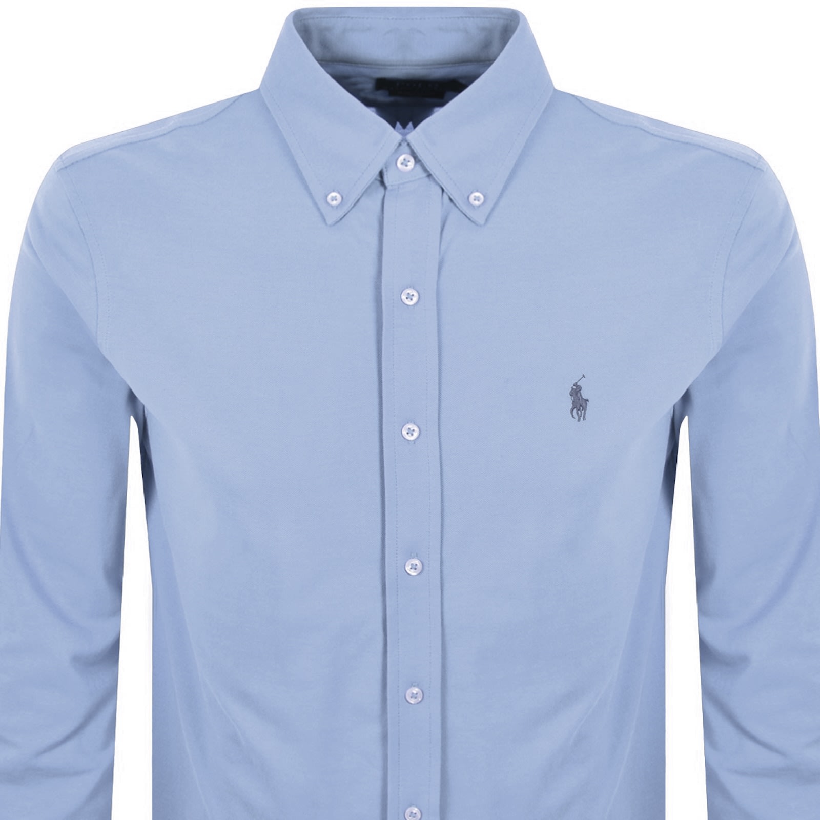 Ralph Lauren Featherweight Mesh Shirt Blue In Blue