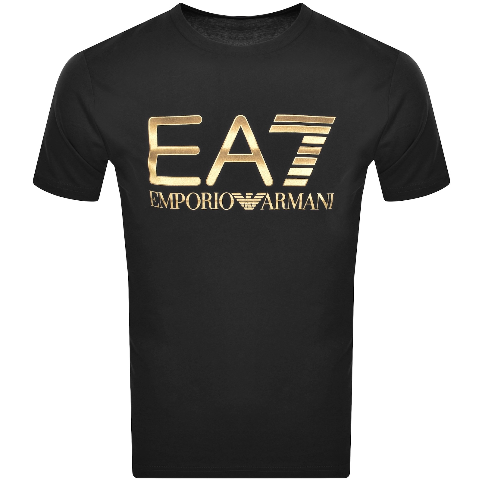 Ea7 Emporio Armani T Shirt Black In Black