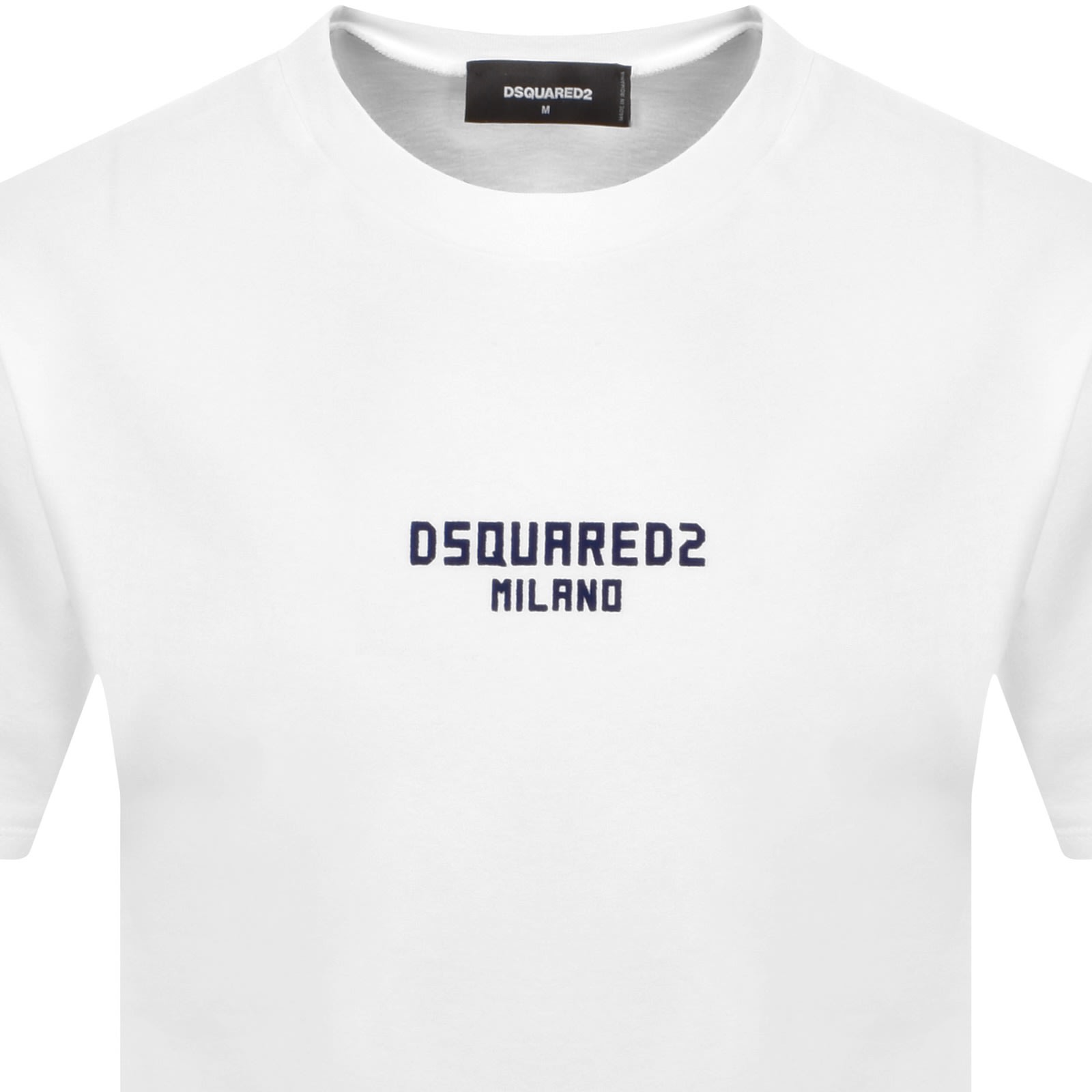 Dsquared2 White Cotton T-shirt With Logo In White