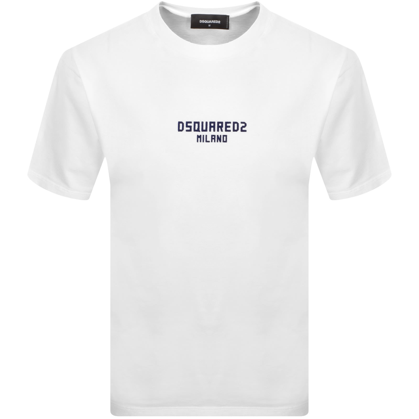 Dsquared2 White Cotton T-shirt With Logo In White