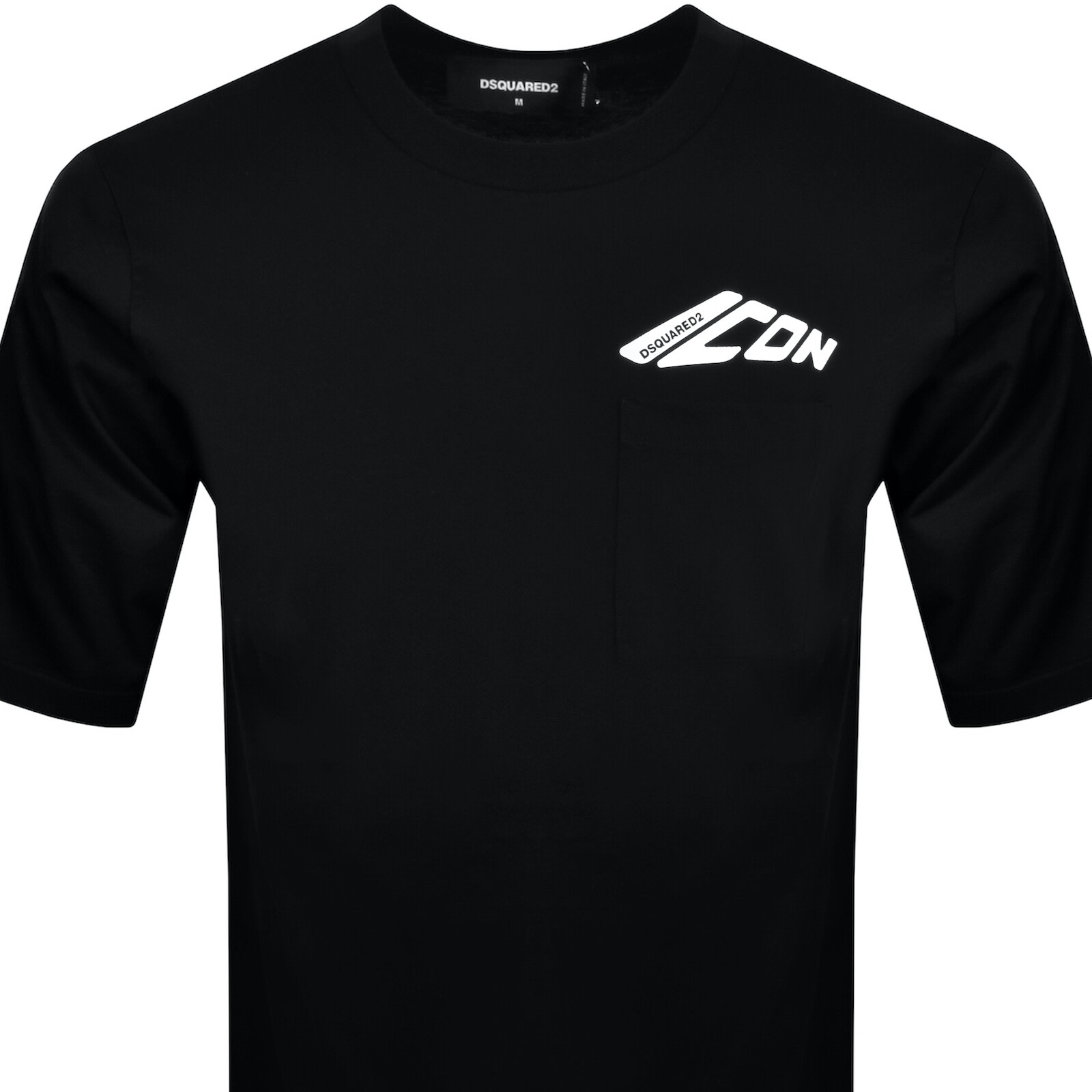 Dsquared2 Graphic Print Cotton Jersey T-shirt In Black