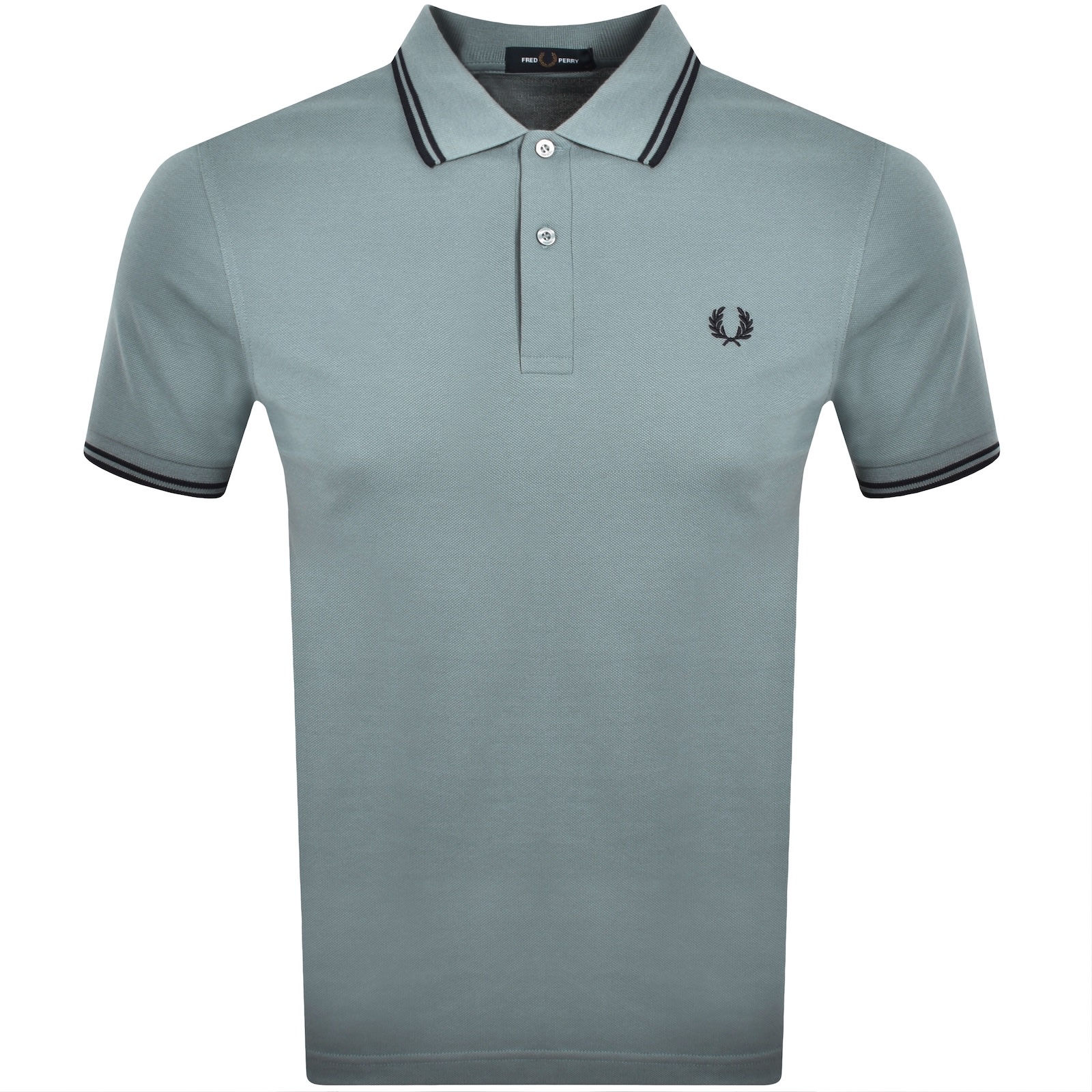 Fred Perry Twin Tipped Polo T Shirt Blue
