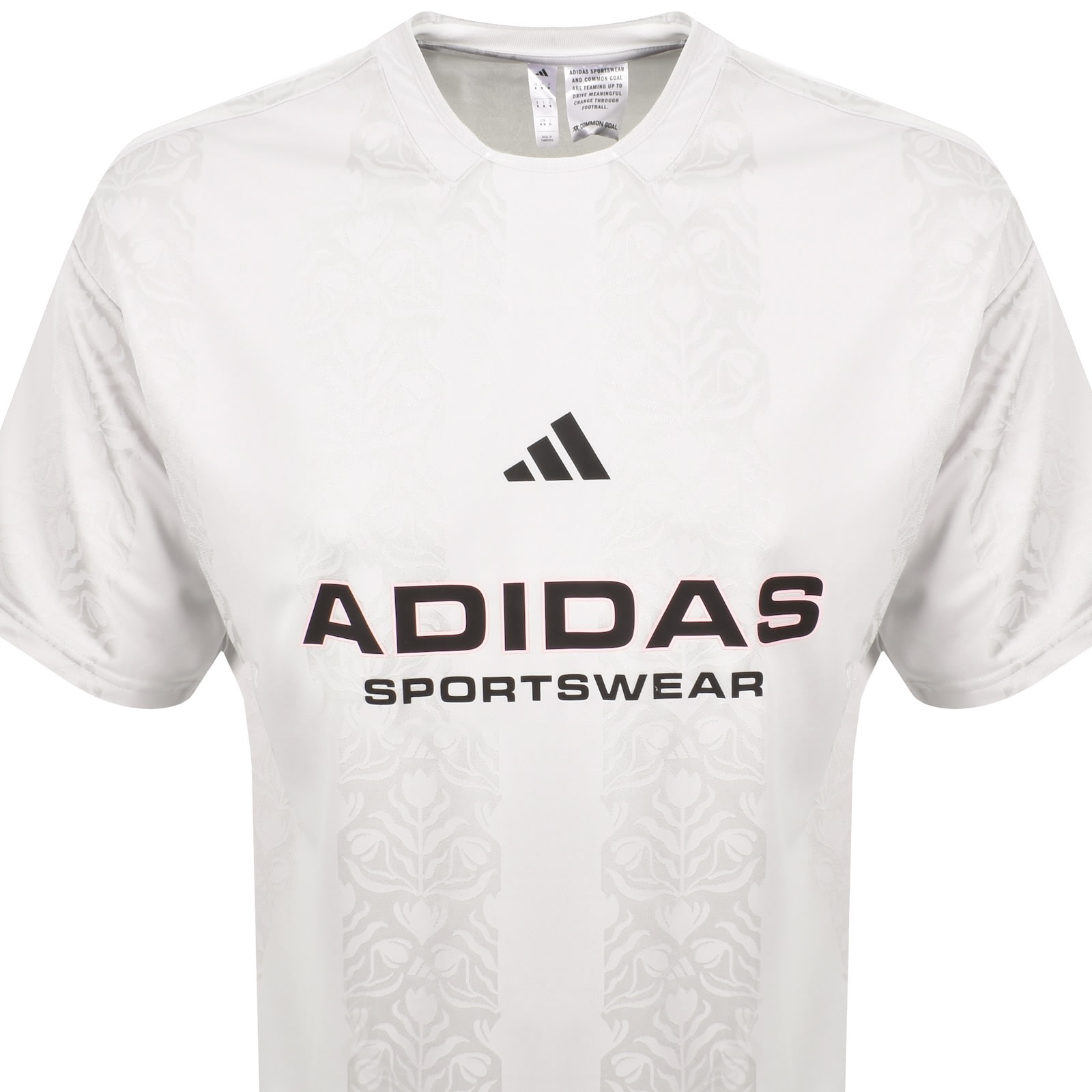 Adidas Sportswear Common Goal T Shirt Grey In Gray