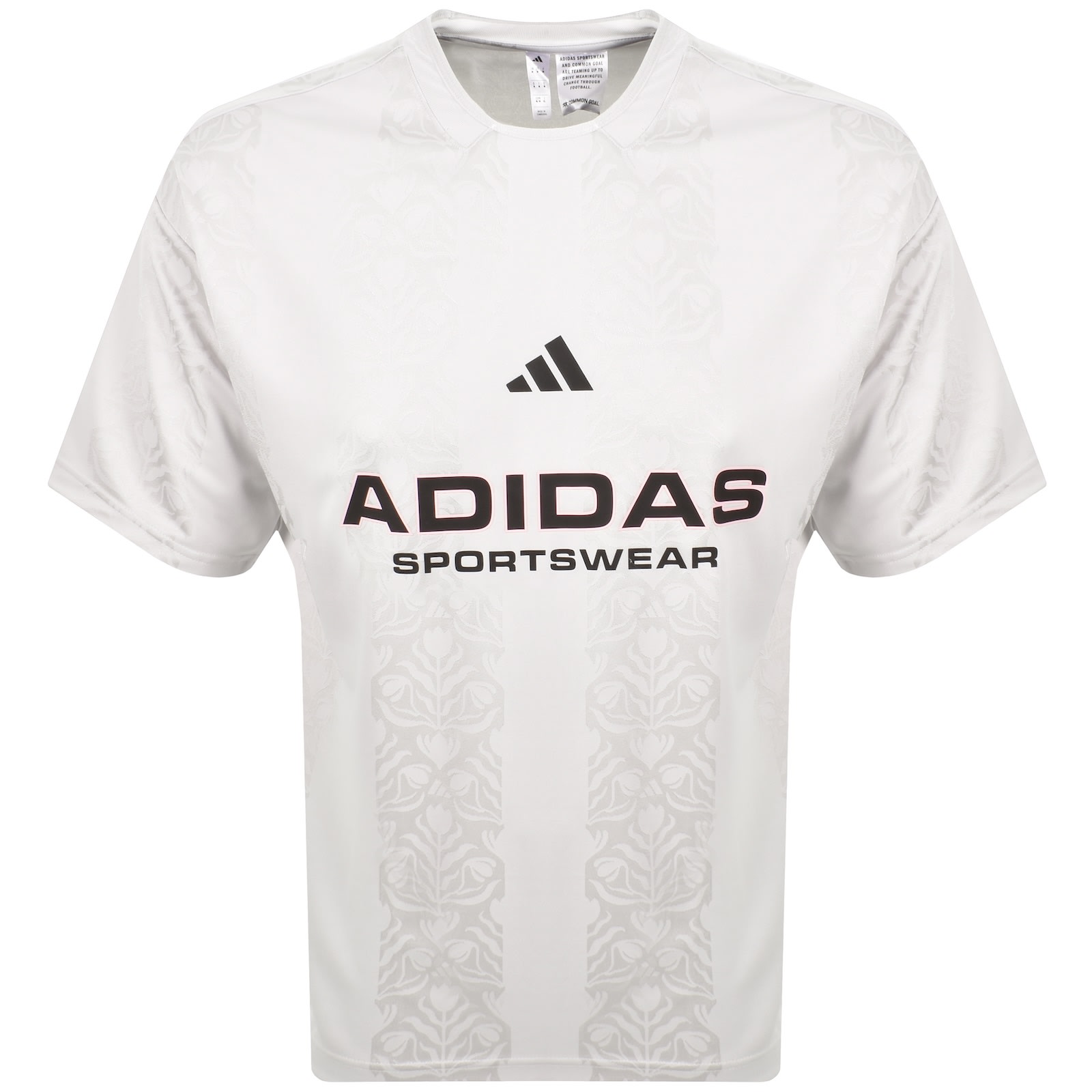 Adidas Sportswear Common Goal T Shirt Grey In Gray