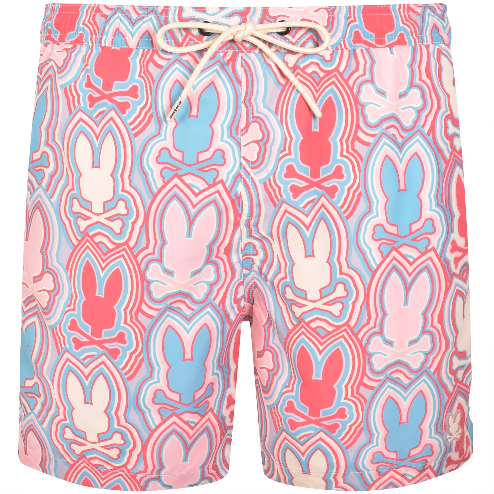 Psycho Bunny Chuck Lightweight Swim Shorts Pink In Multi