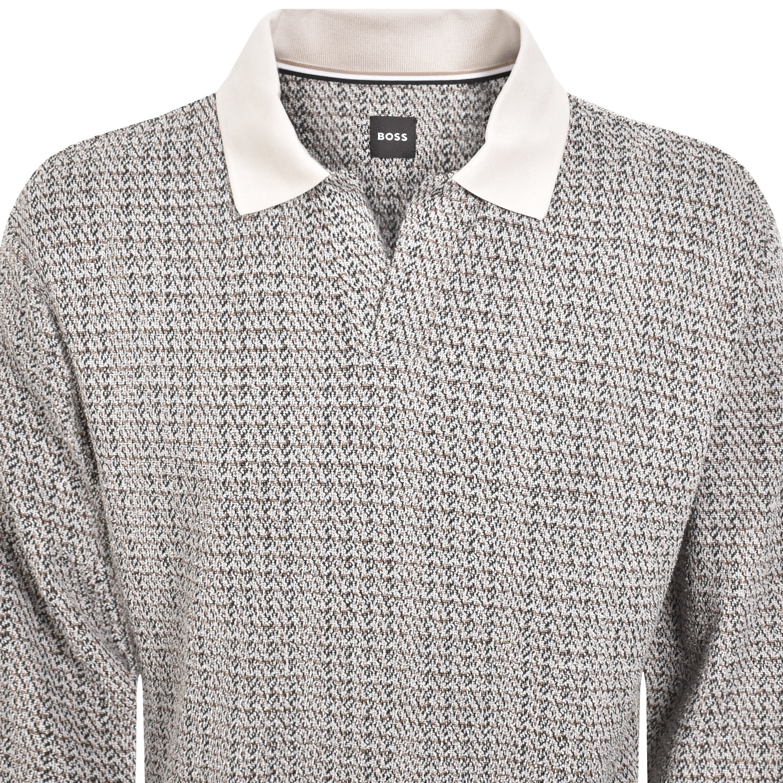 Hugo Boss Boss C Sota 102 Sweatshirt Off White In Gray