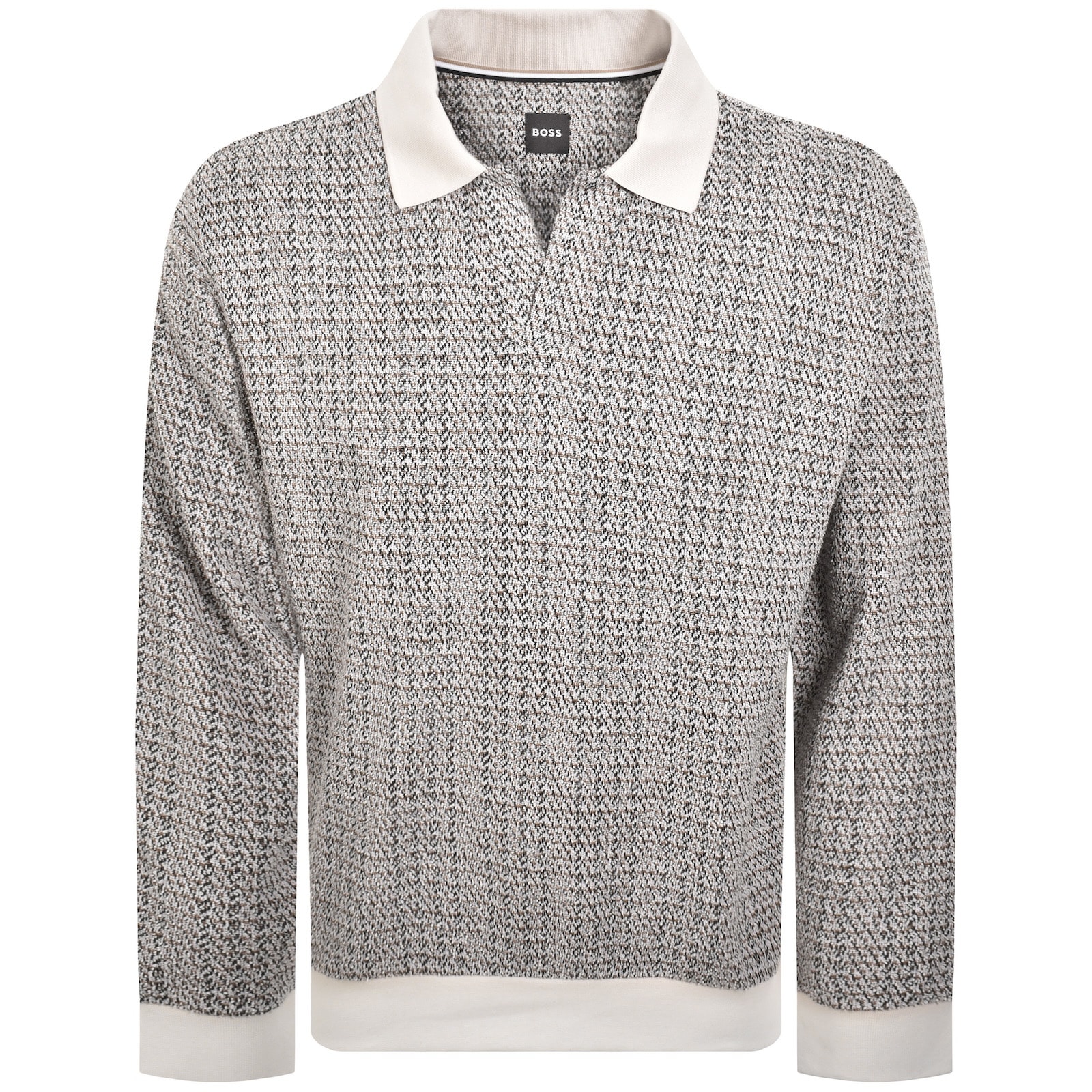 Hugo Boss Boss C Sota 102 Sweatshirt Off White In Gray
