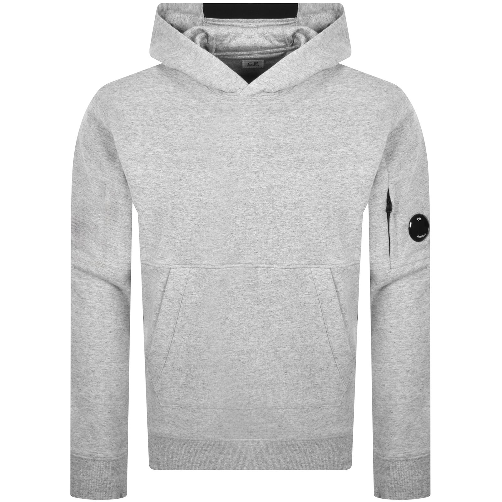 C.p. Company Cp Company Diagonal Raised Hoodie Grey In Gray