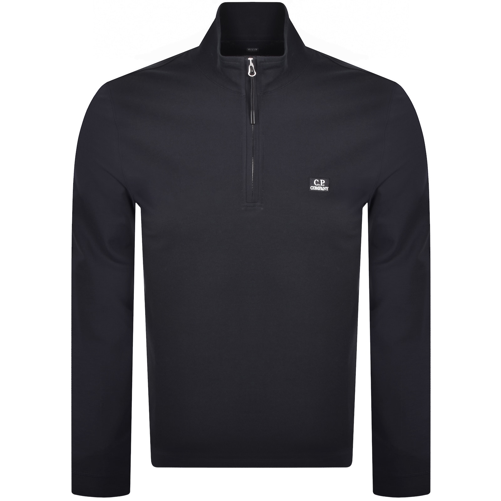 C.p. Company Cp Company Half Zip Polo Navy In Blue