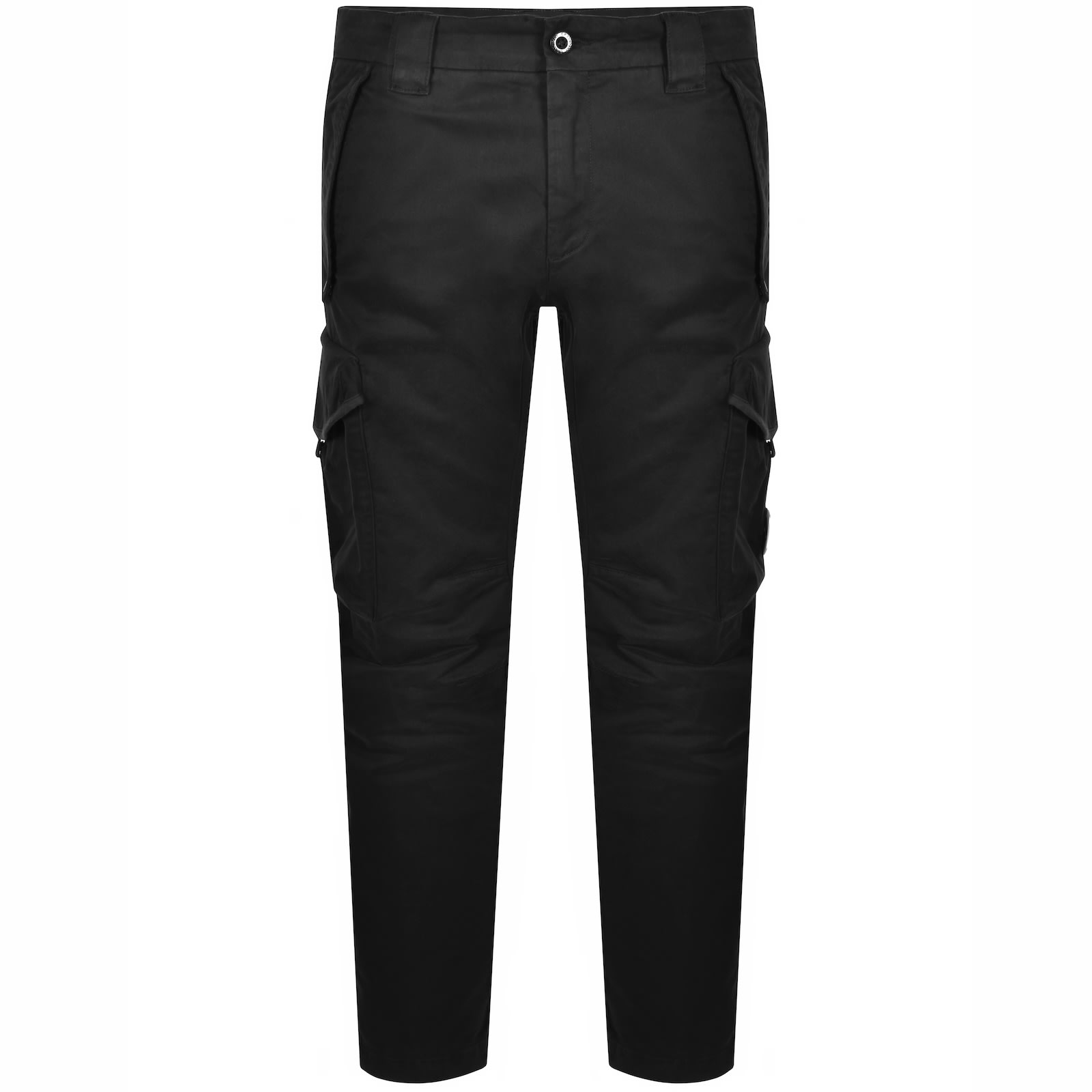 C.p. Company Cp Company Cargo Lens Trousers Black In Black