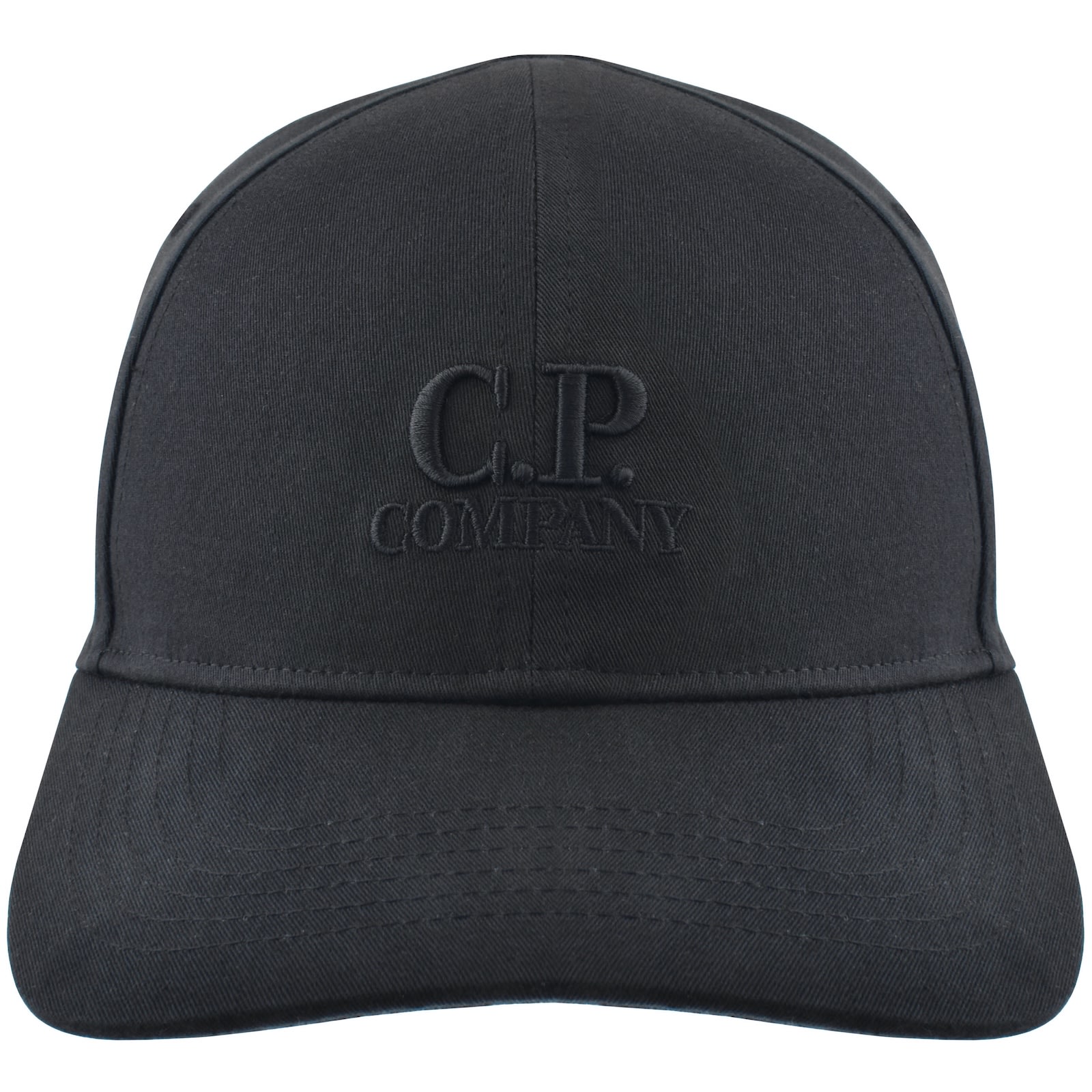 C.p. Company Cp Company Company Goggle Curved Peak Baseball Cap In Black