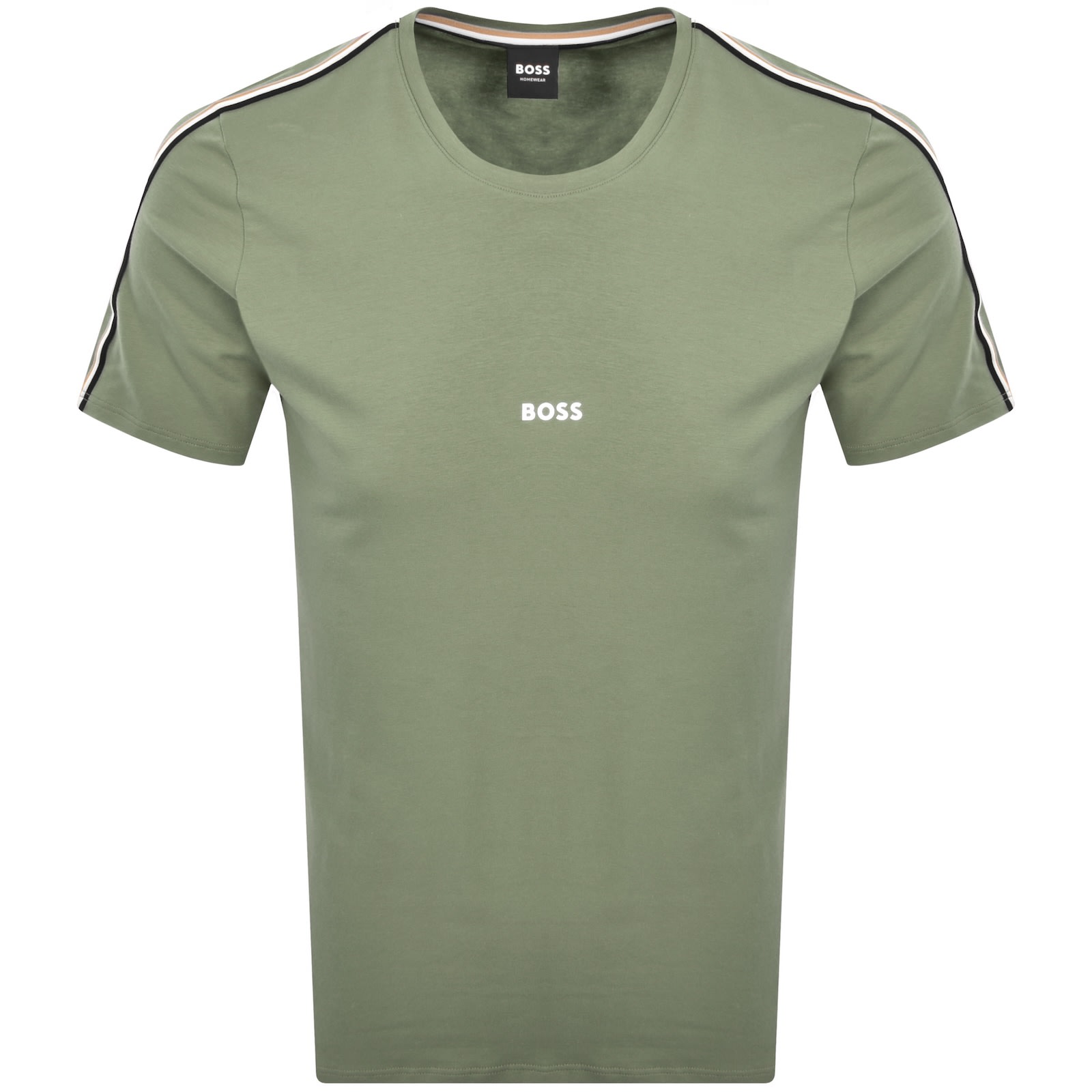 Hugo Boss Boss Unique T Shirt Open Green In Green