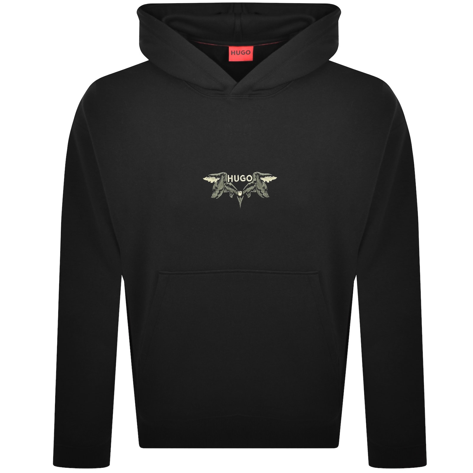 Hugo Boss Hugo Dimstone Hoodie Black In Black