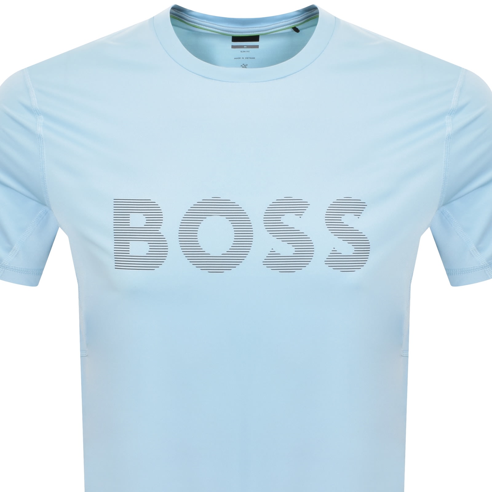 Boss Athleisure Boss Active T Shirt Light Pastel Blue In Blue