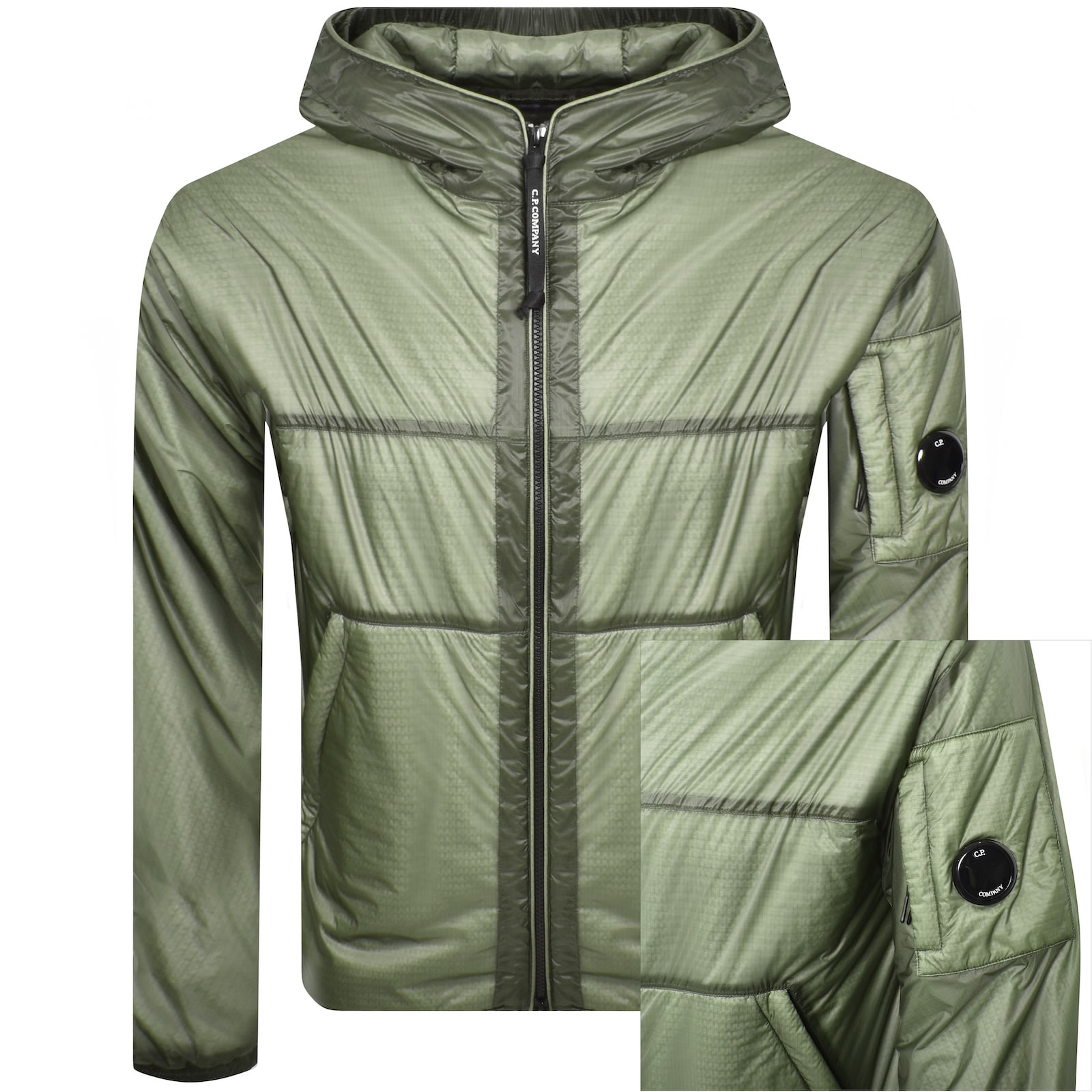 C.p. Company Cp Company Nada Shell Jacket Green In Green