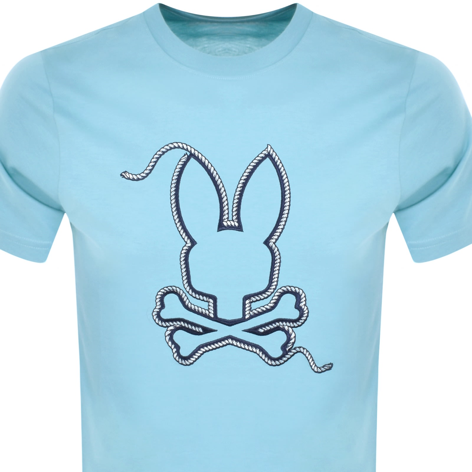 Psycho Bunny Cyrus Embroidered Pima Cotton T-shirt In Blue