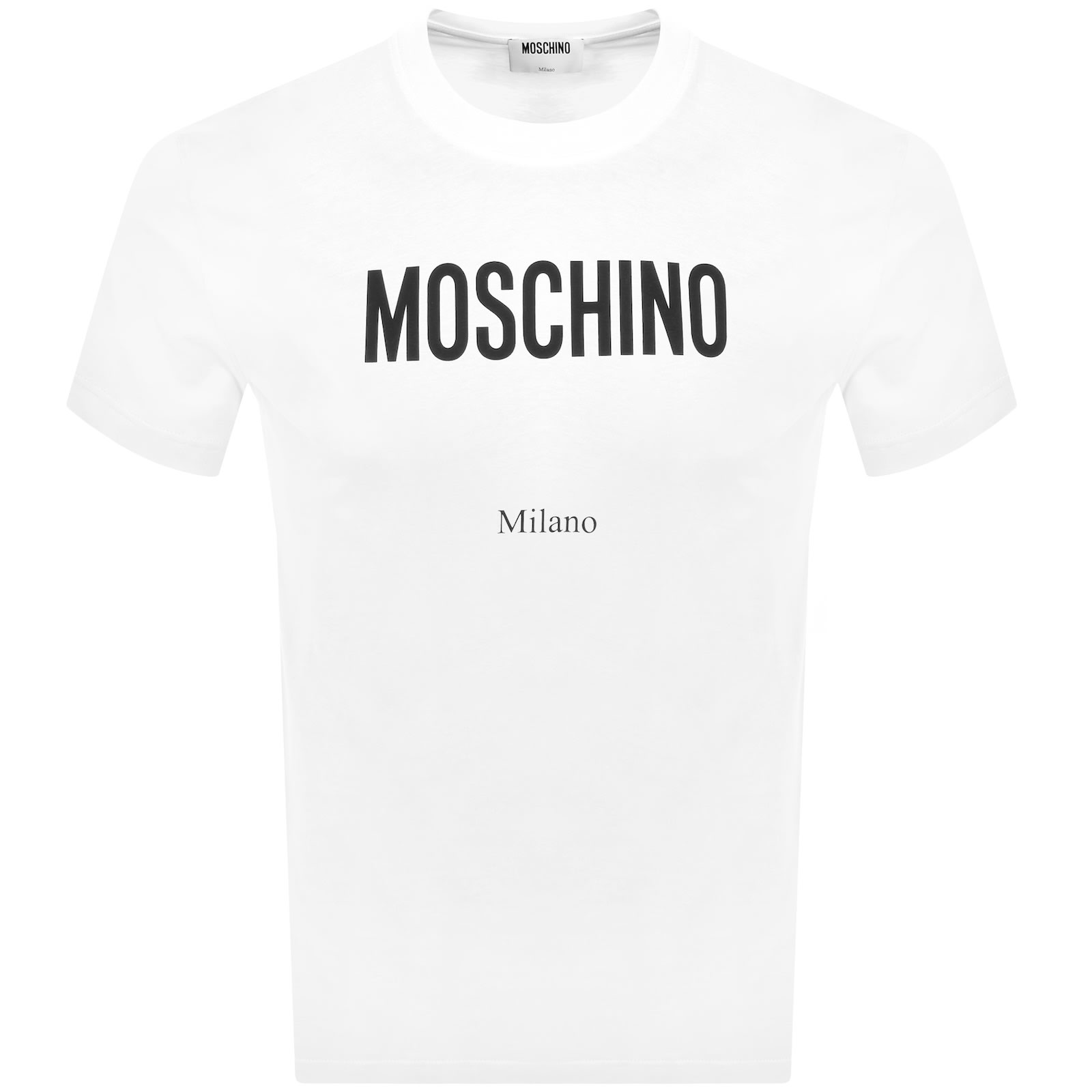 Moschino Logo T Shirt White In White