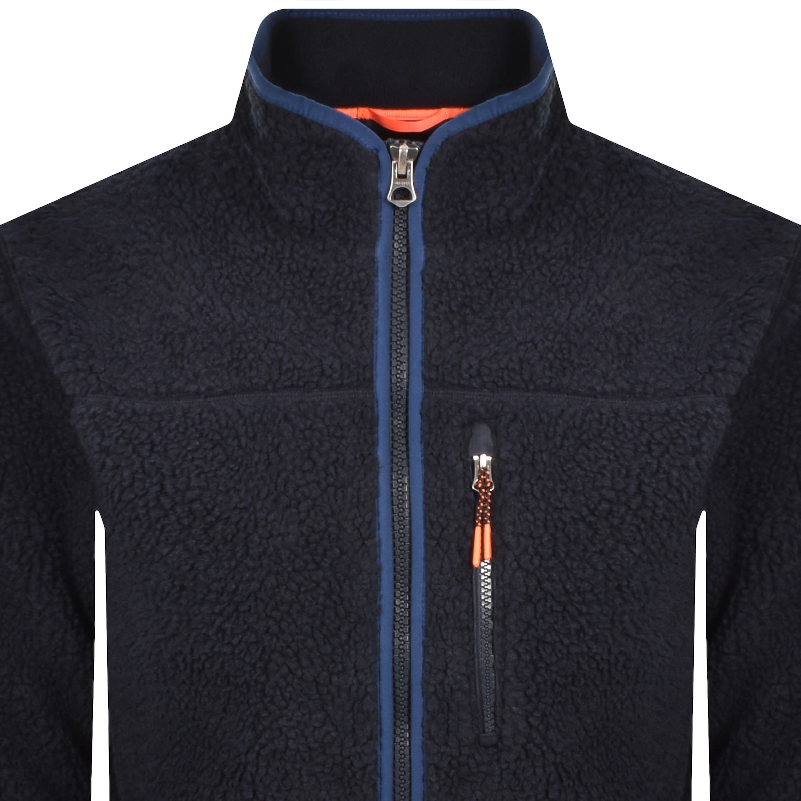Superdry Fleece Jacket Eclipse Navy In Blue