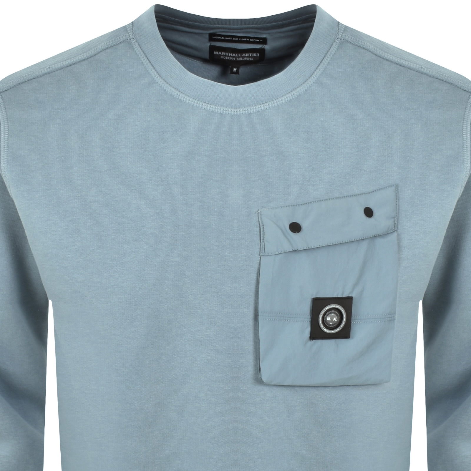 Marshall Artist Proccera Sweatshirt Steel Blue In Blue
